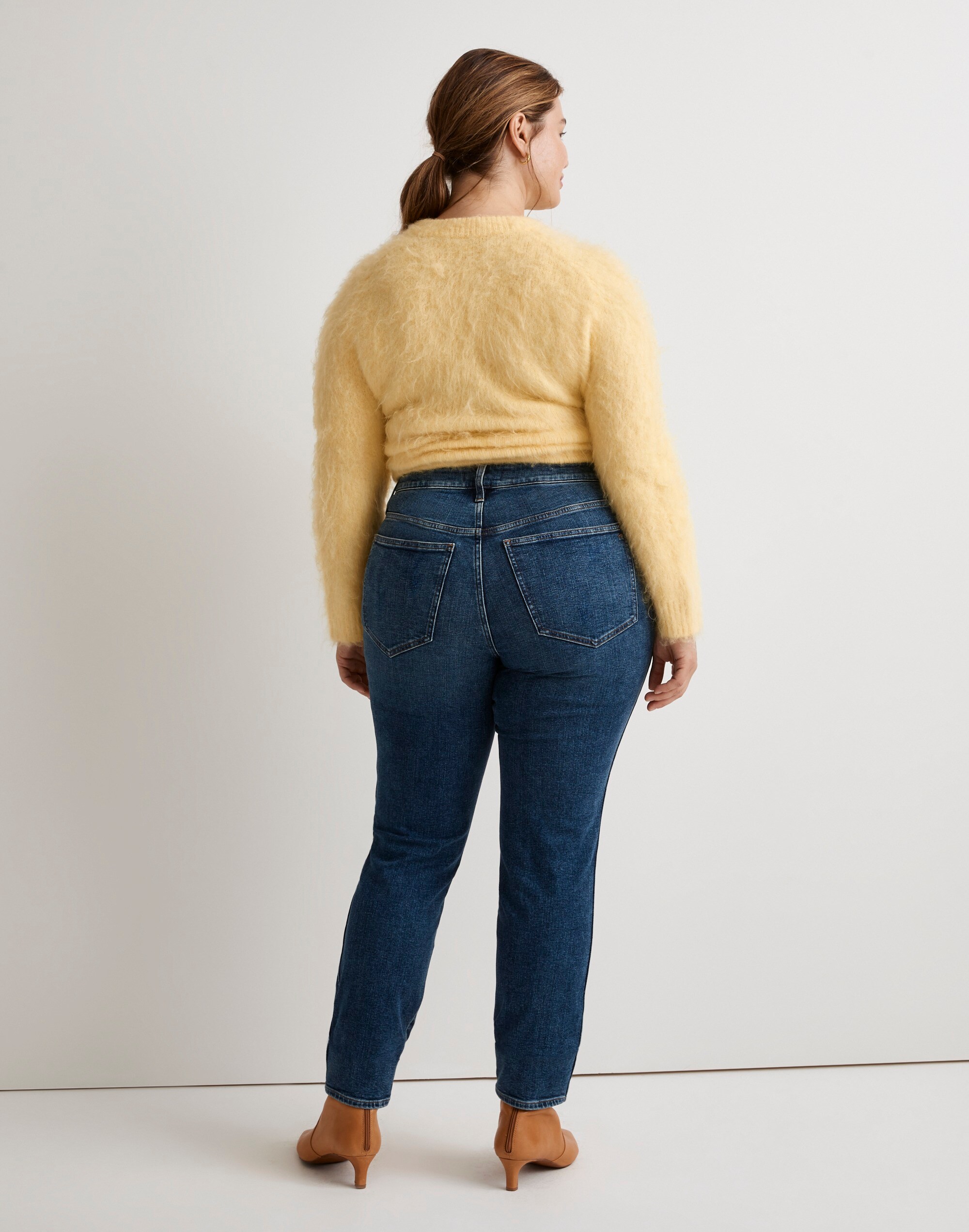Plus Stovepipe Full-Length Jeans in Vinter Wash: Instacozy Edition