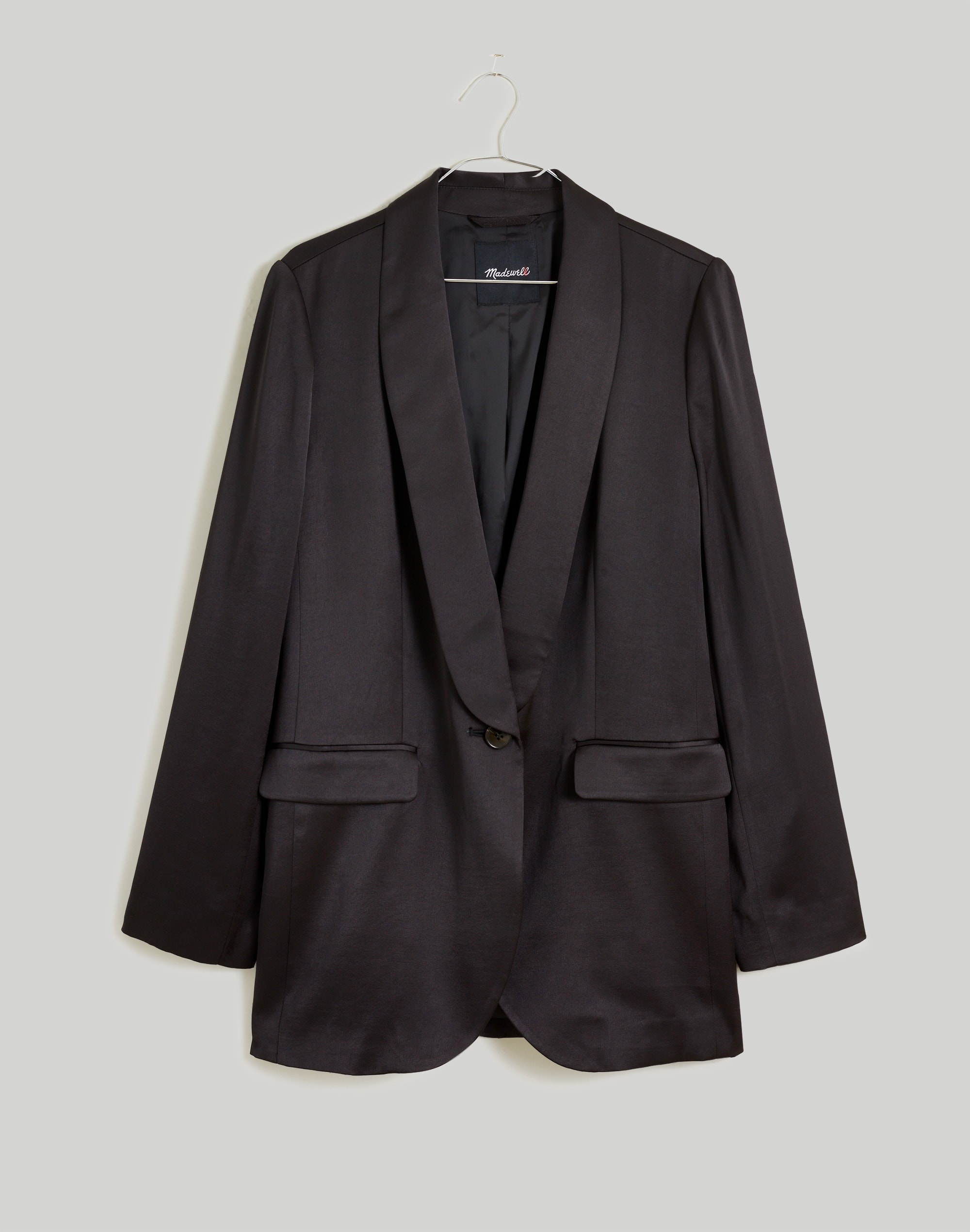 Satin Oversized Blazer