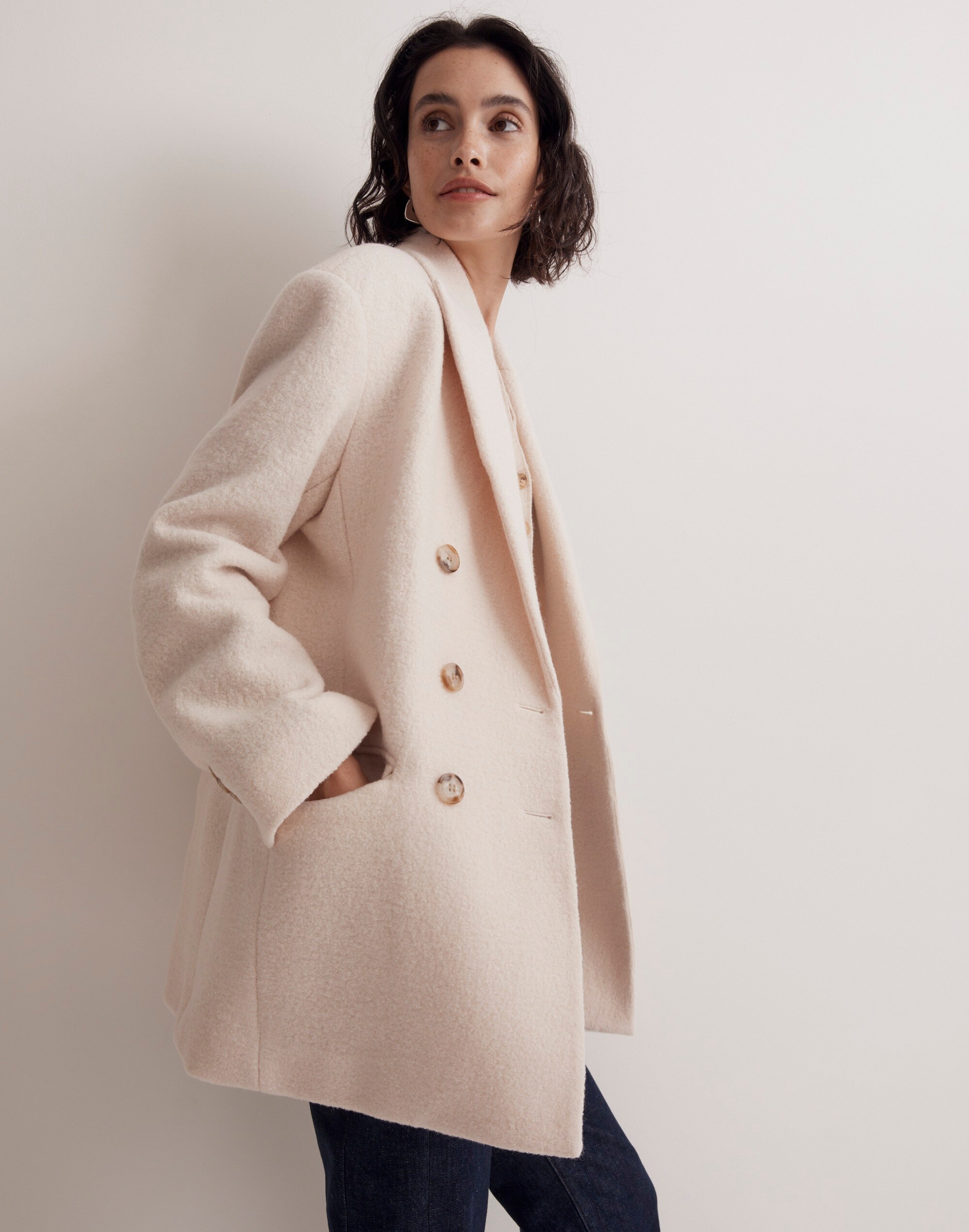 Oversized Tuxedo Coat