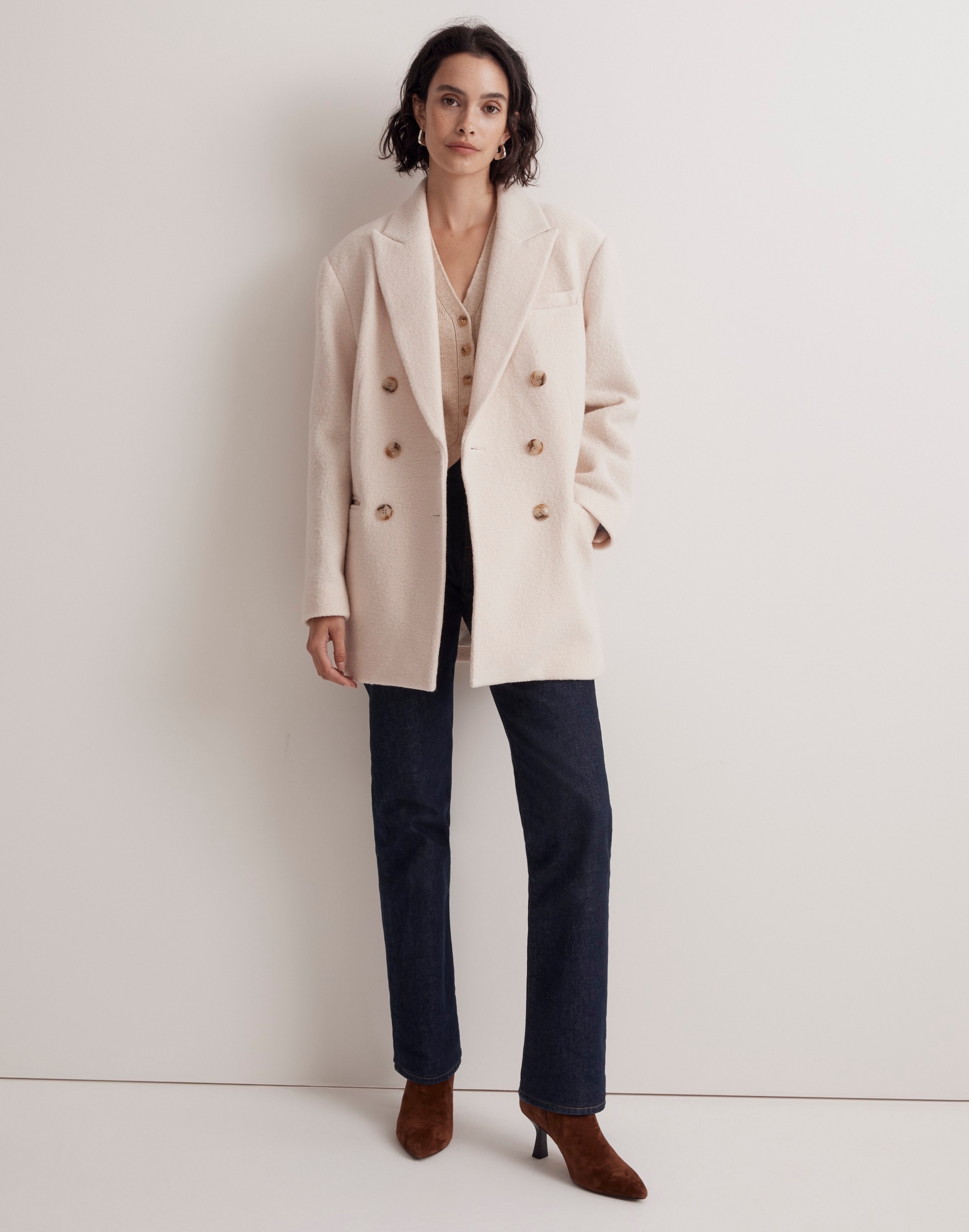 Oversized Tuxedo Coat