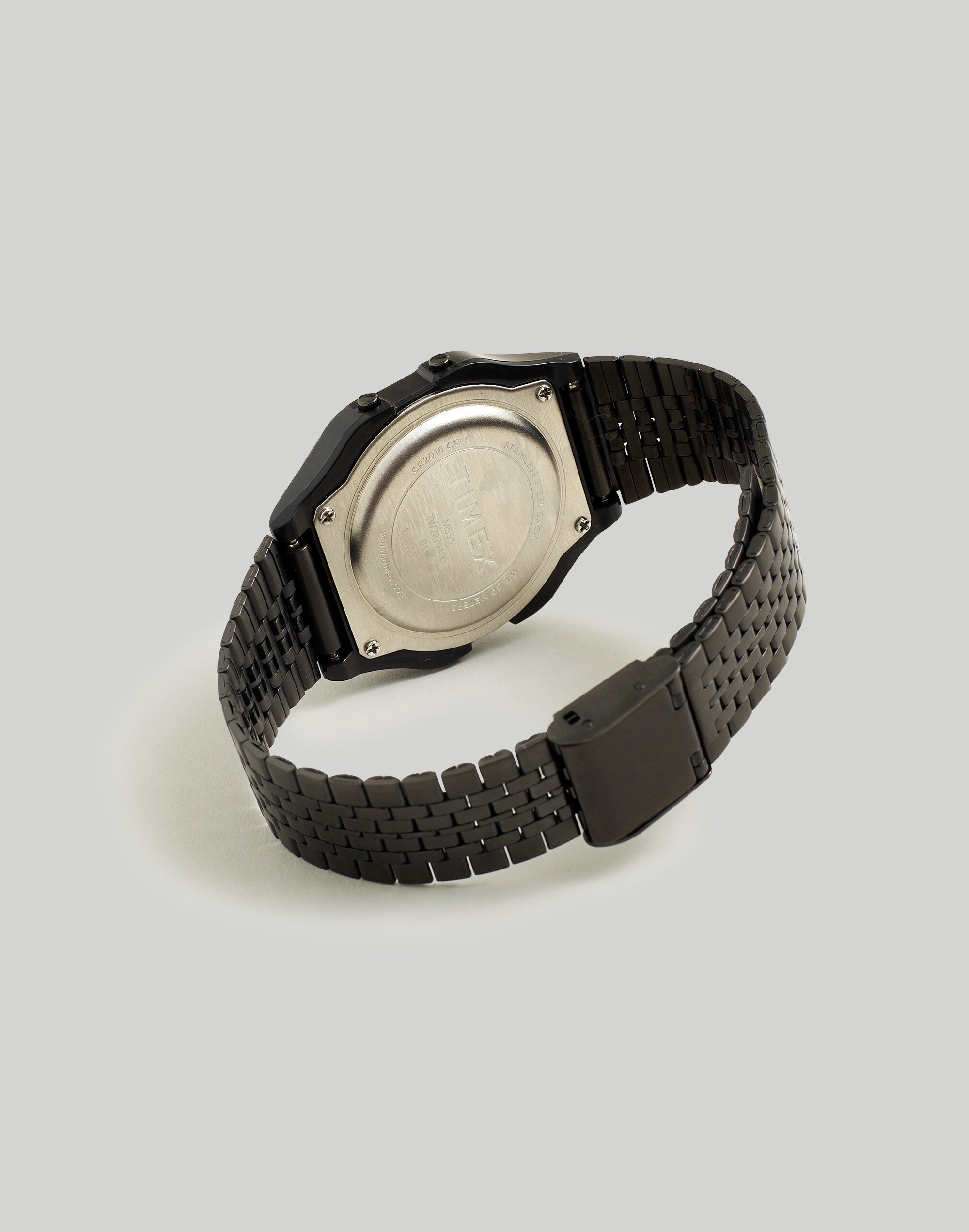 Timex T80 34mm Stainless Steel Expansion Band Watch