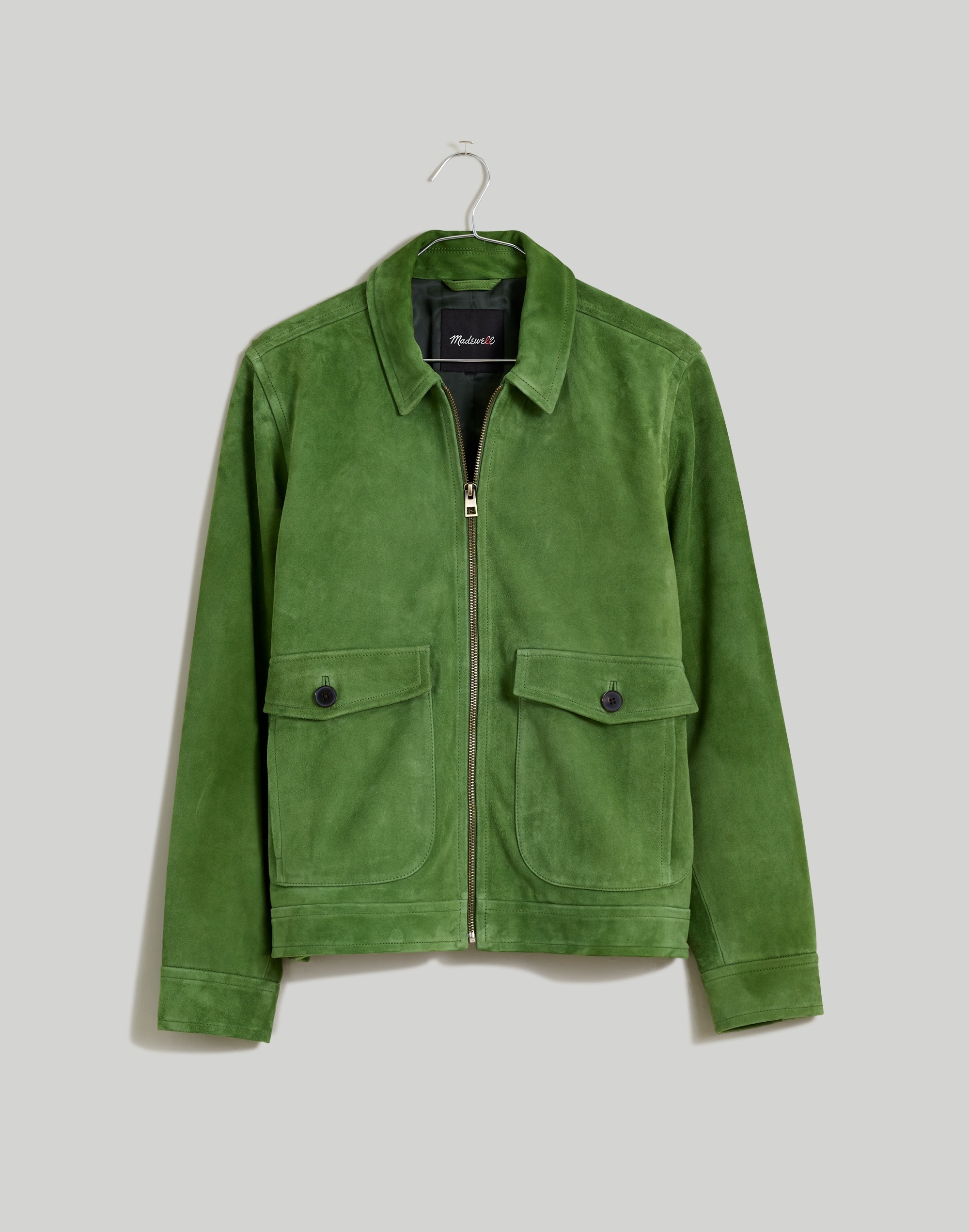 Suede Crop Shirt-Jacket