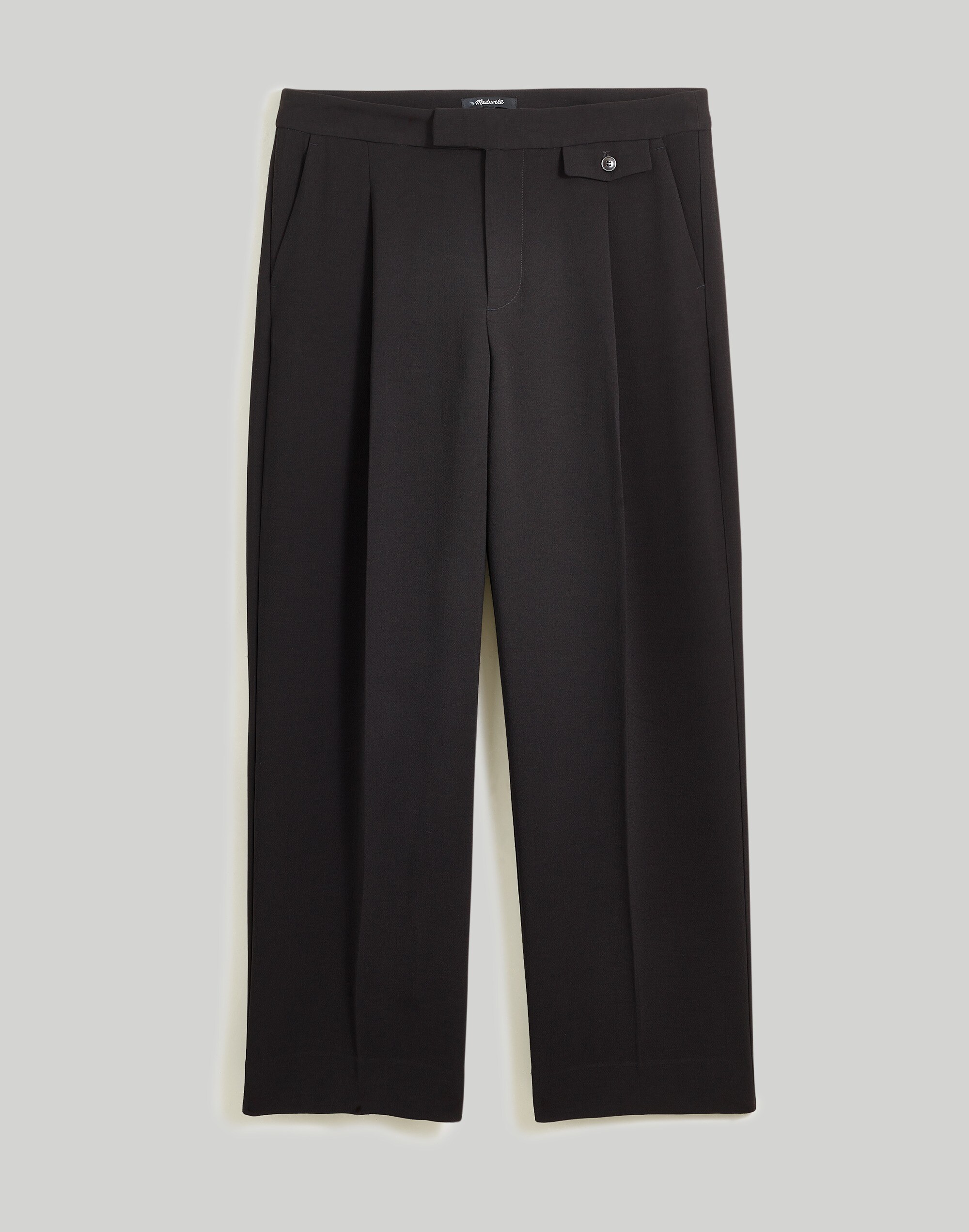 The Rosedale Low-Rise Straight Pant in Crepe | Madewell