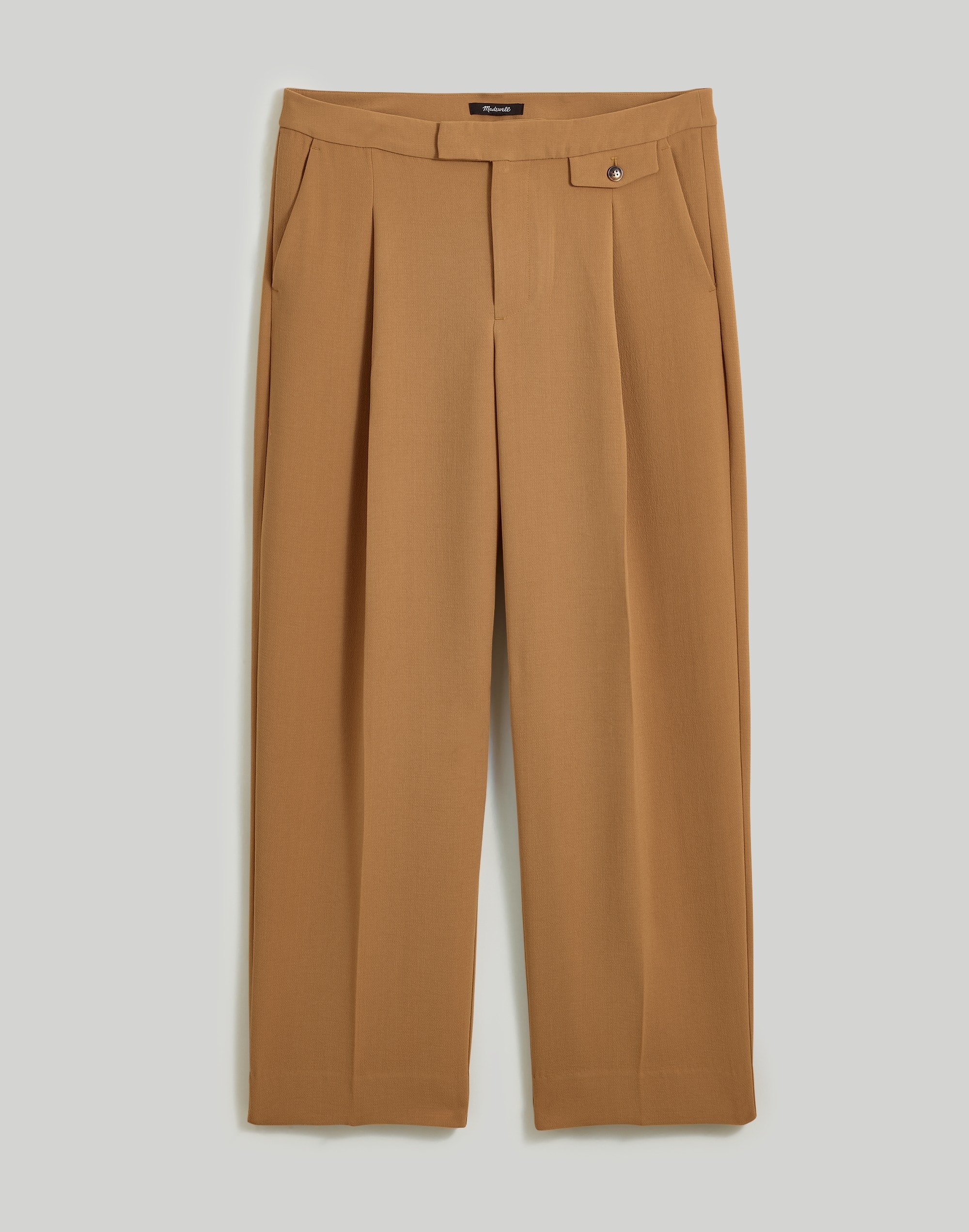 The Rosedale Low-Rise Straight Pant in Crepe