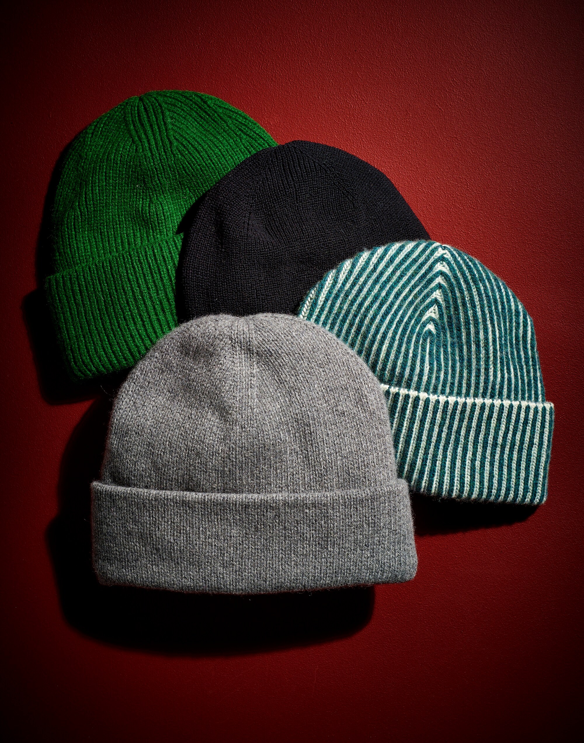 Wool-Blend Knit Beanie