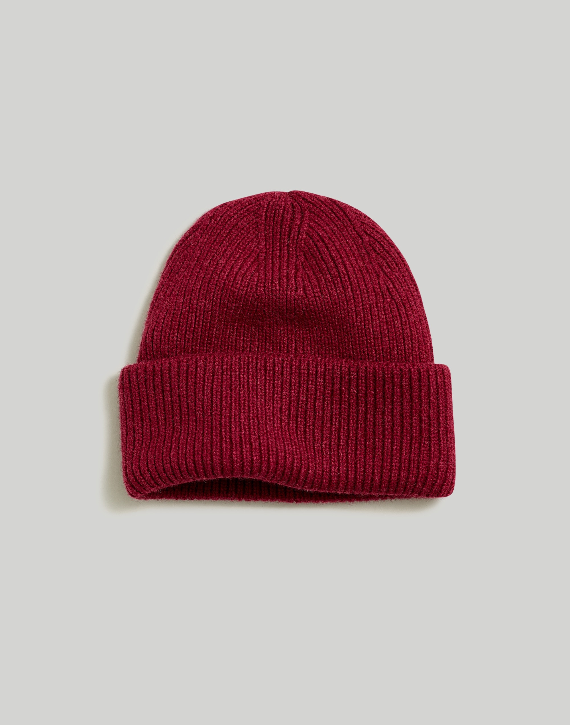 Wool-Blend Knit Beanie