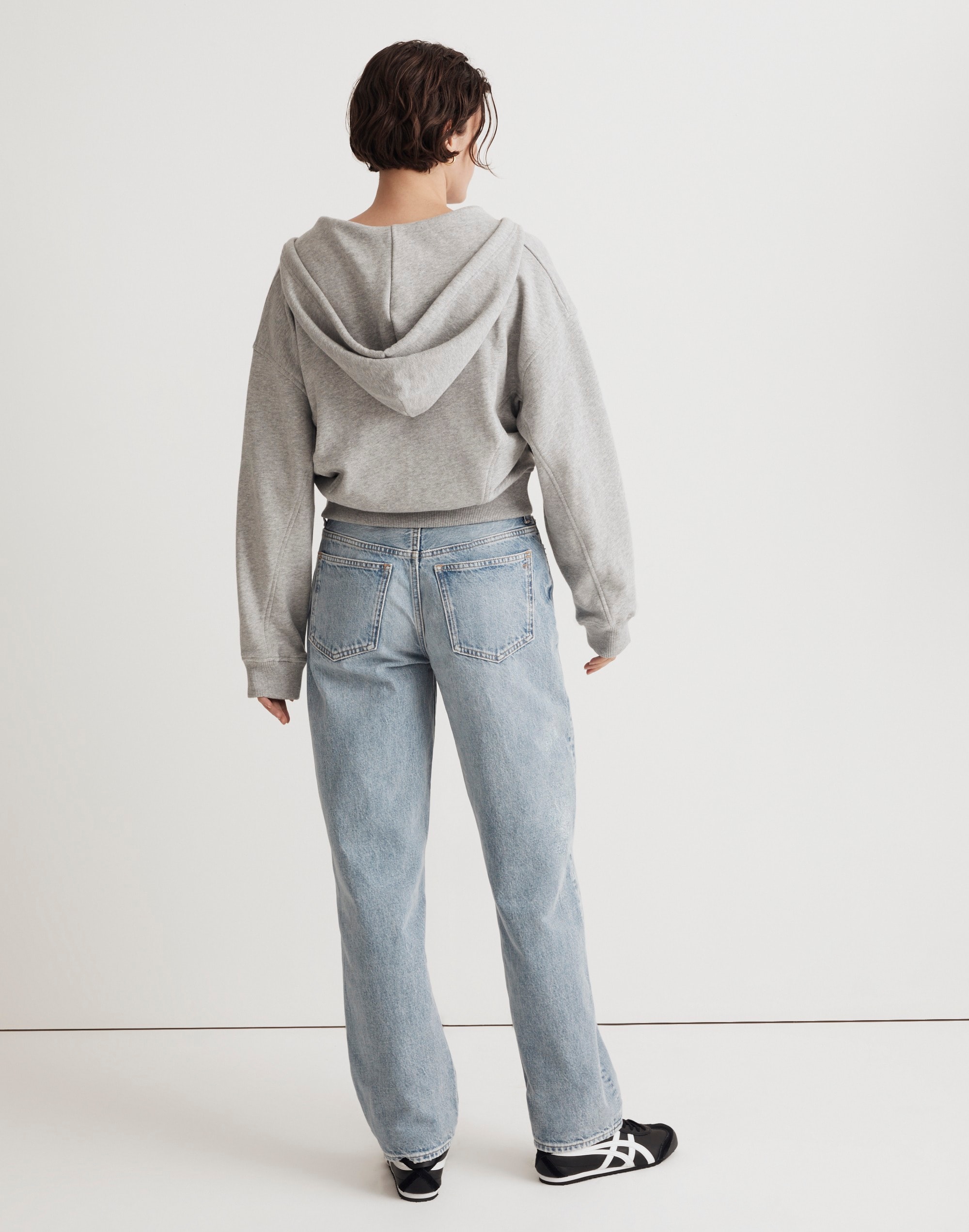 Terry Zip-Front Hoodie