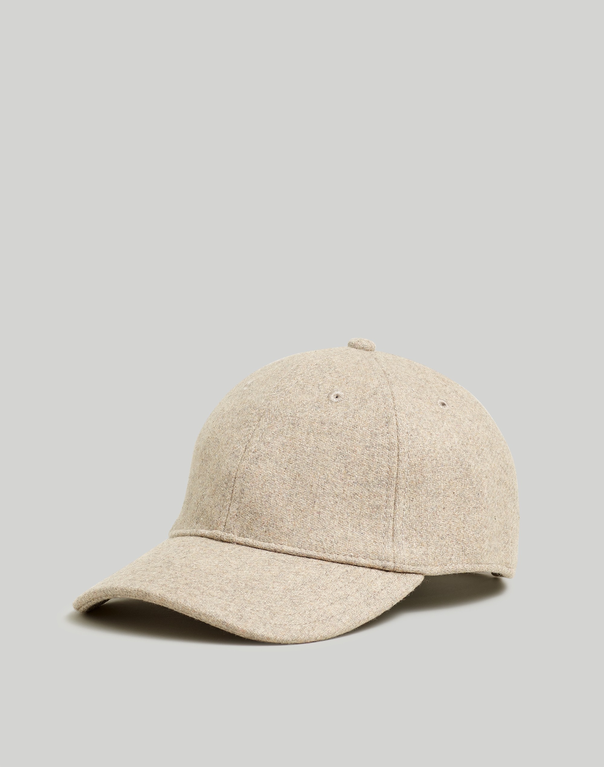wool-blend baseball cap