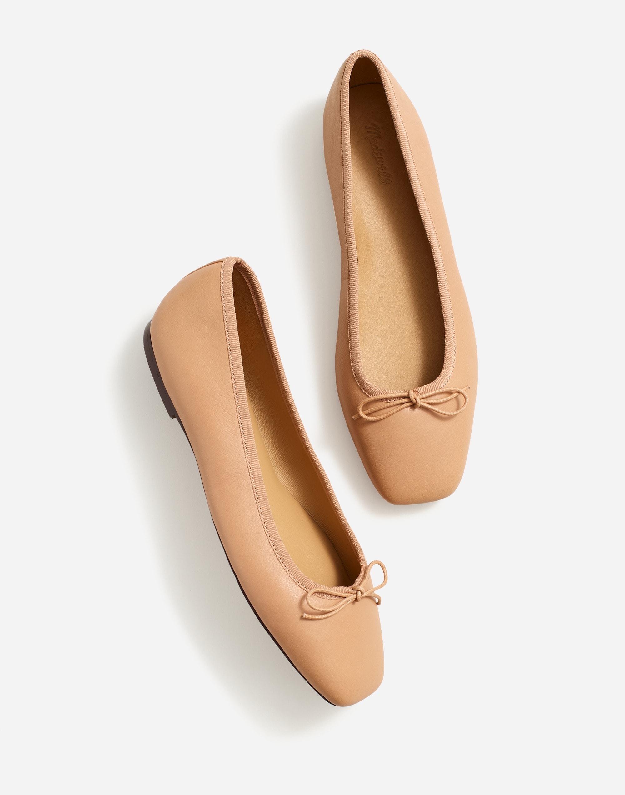Mw The Anelise Ballet Flat In Warm Sand