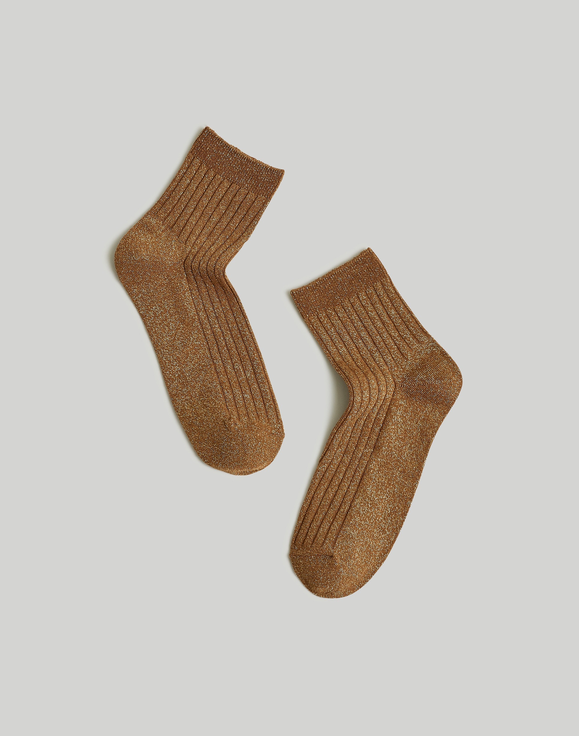 shimmer ankle socks
