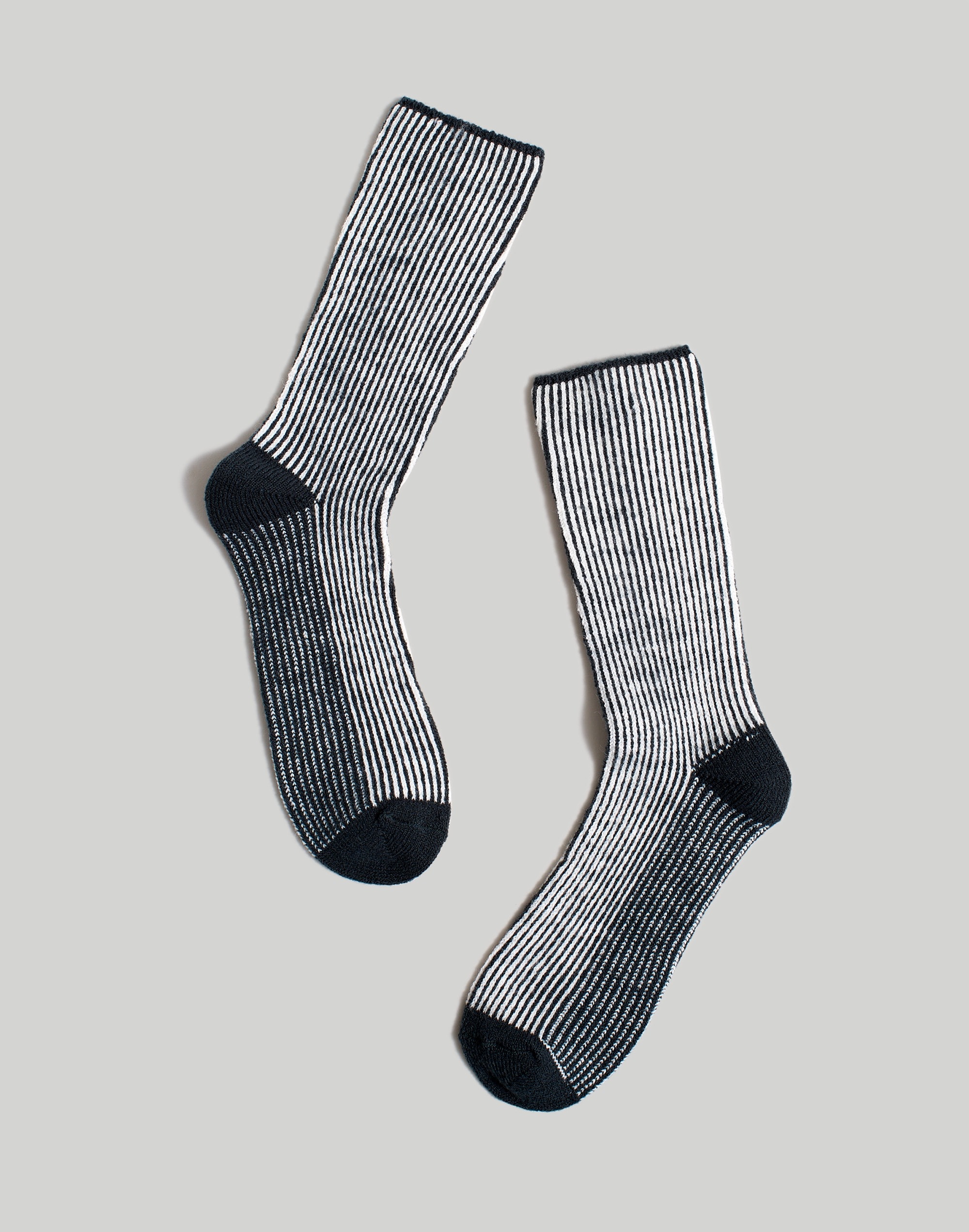Colorblocked Stripe Trouser Socks