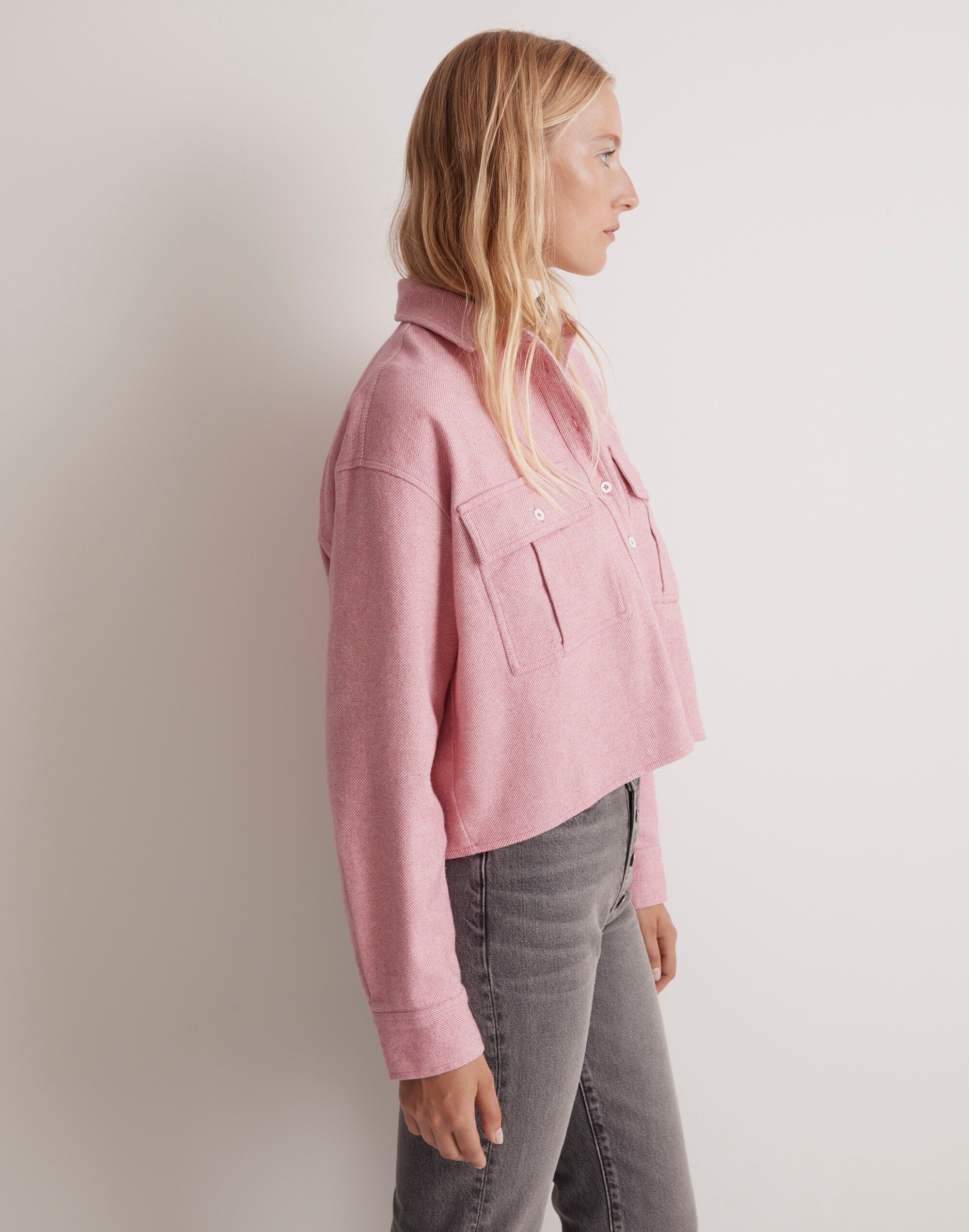 Flannel Cargo Button-Up Shirt