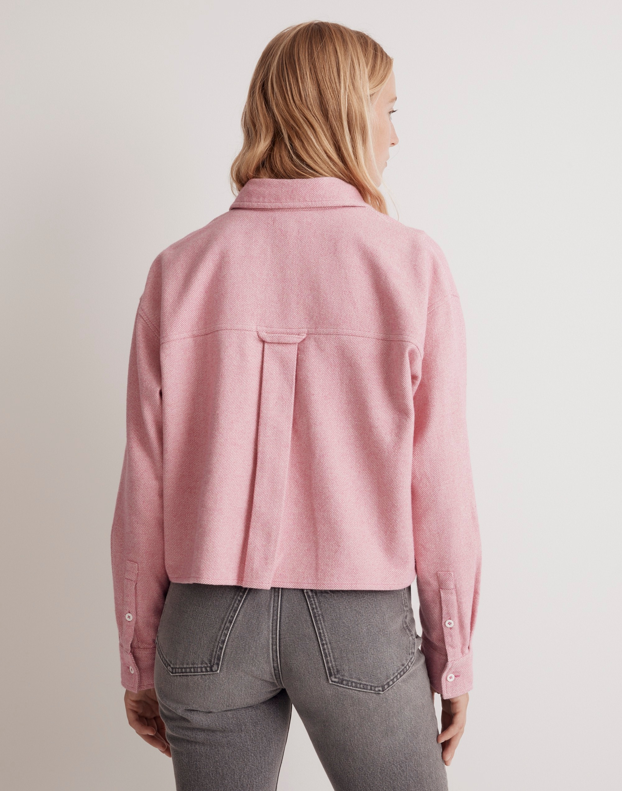 Flannel Cargo Button-Up Shirt