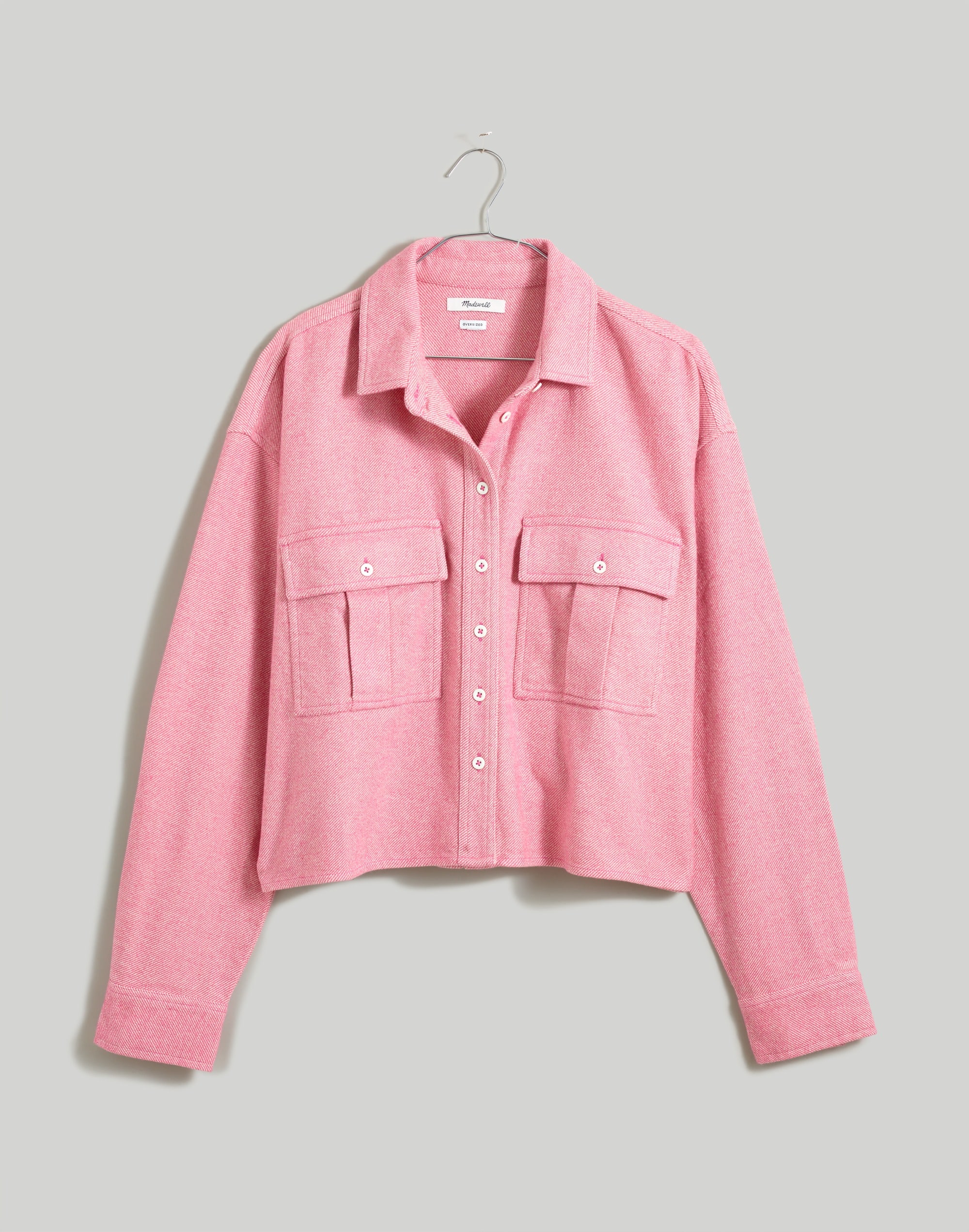 Flannel Cargo Button-Up Shirt