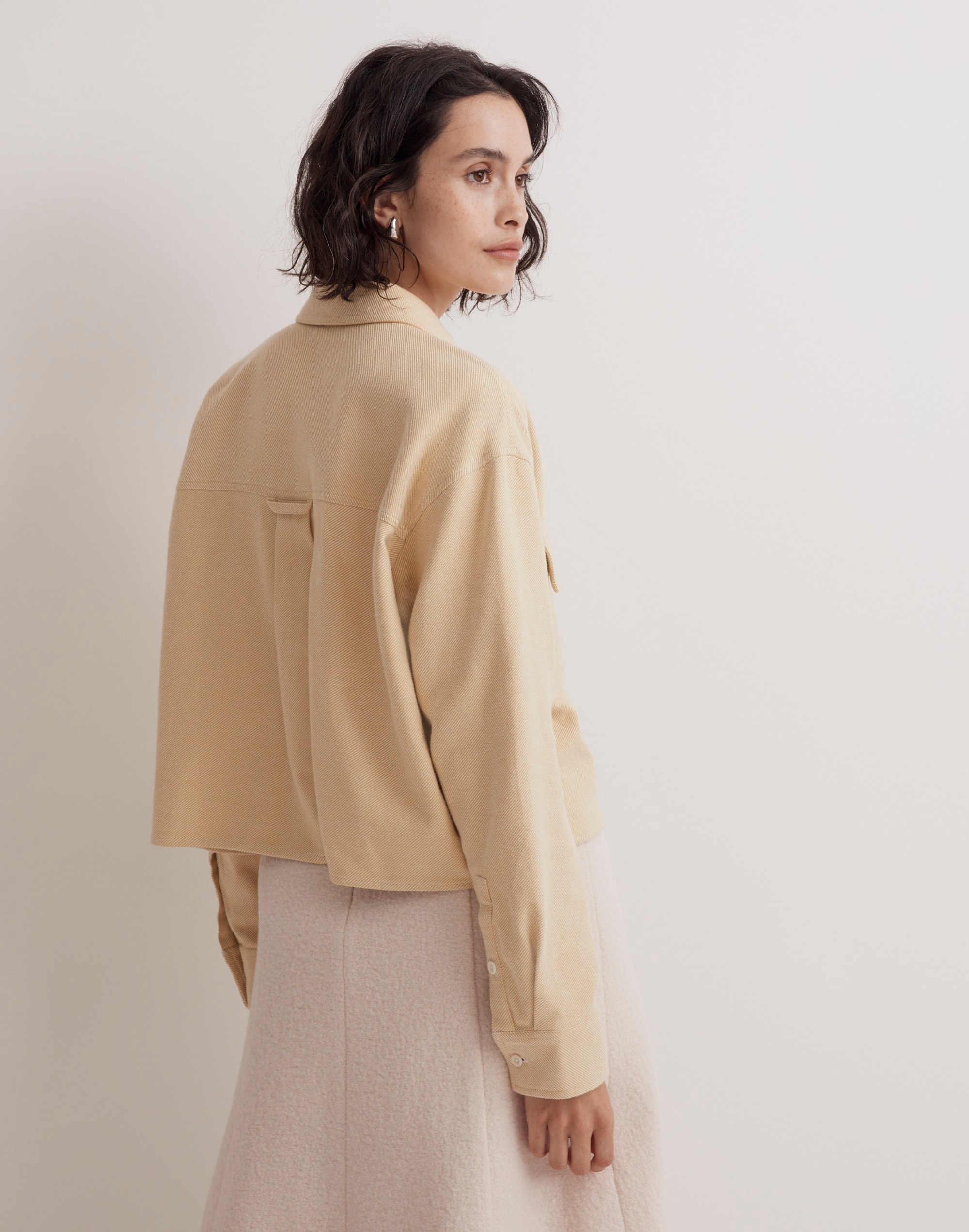 Flannel Cargo Button-Up Shirt