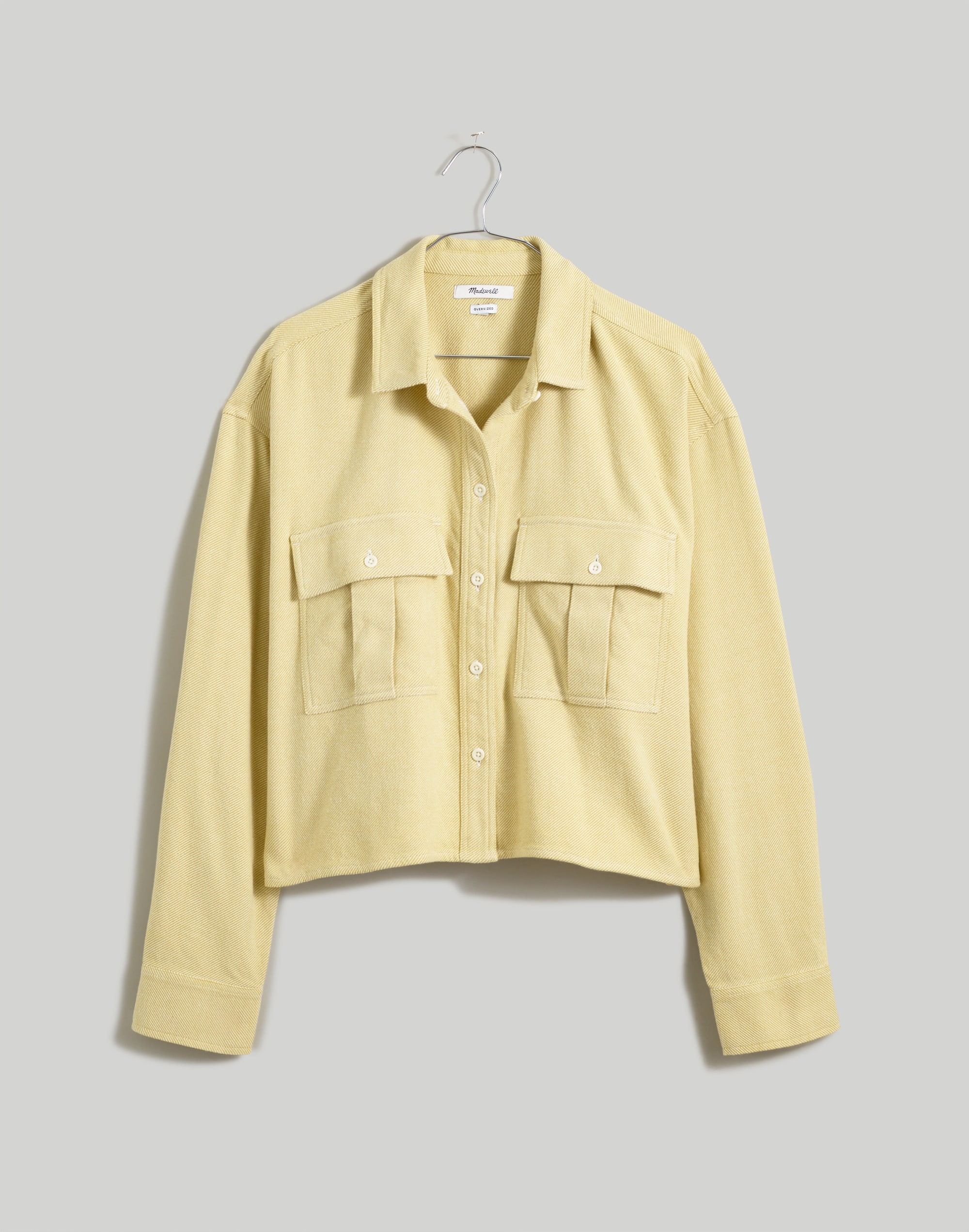 Flannel Cargo Button-Up Shirt