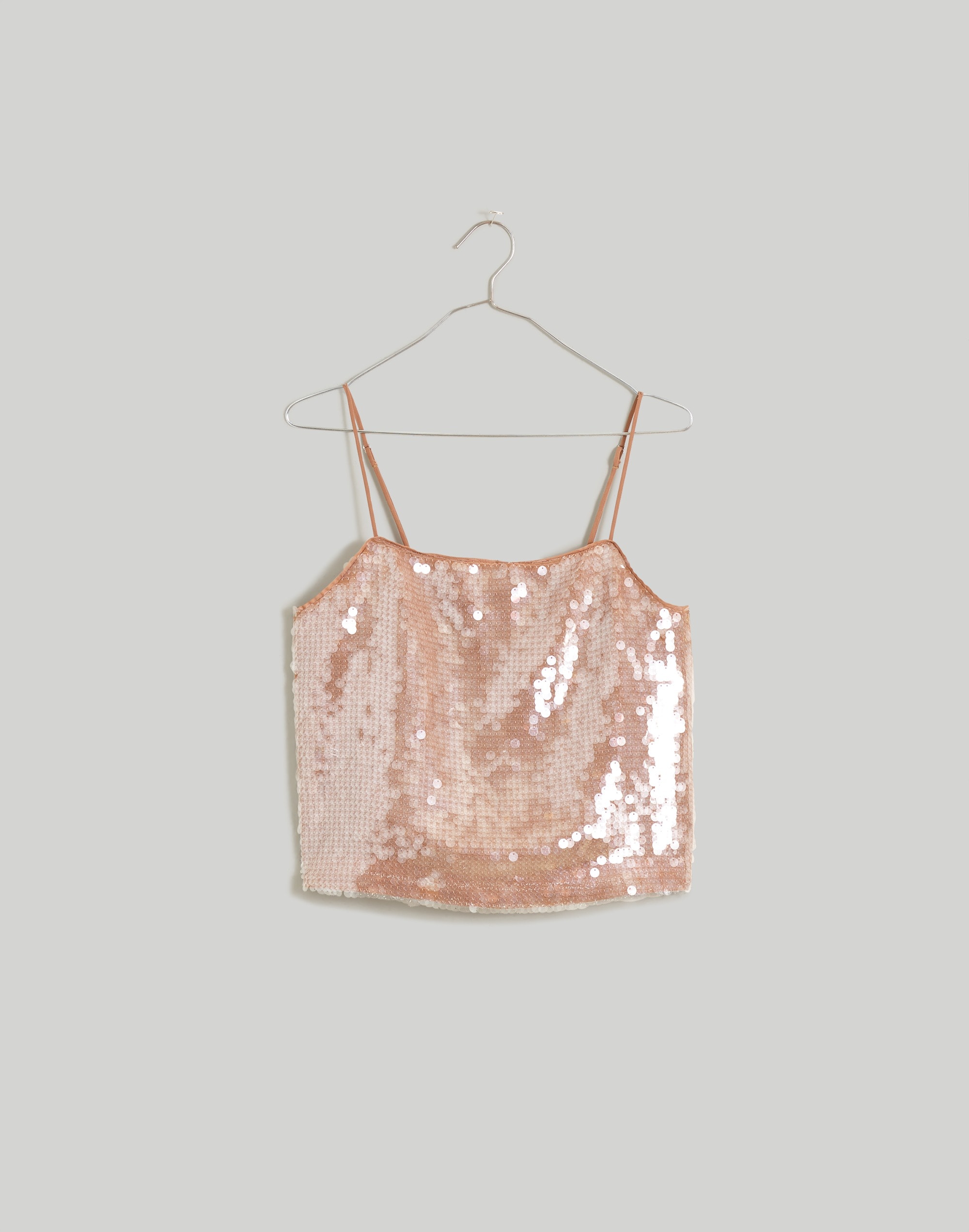 Sequin Square-Neck Cami
