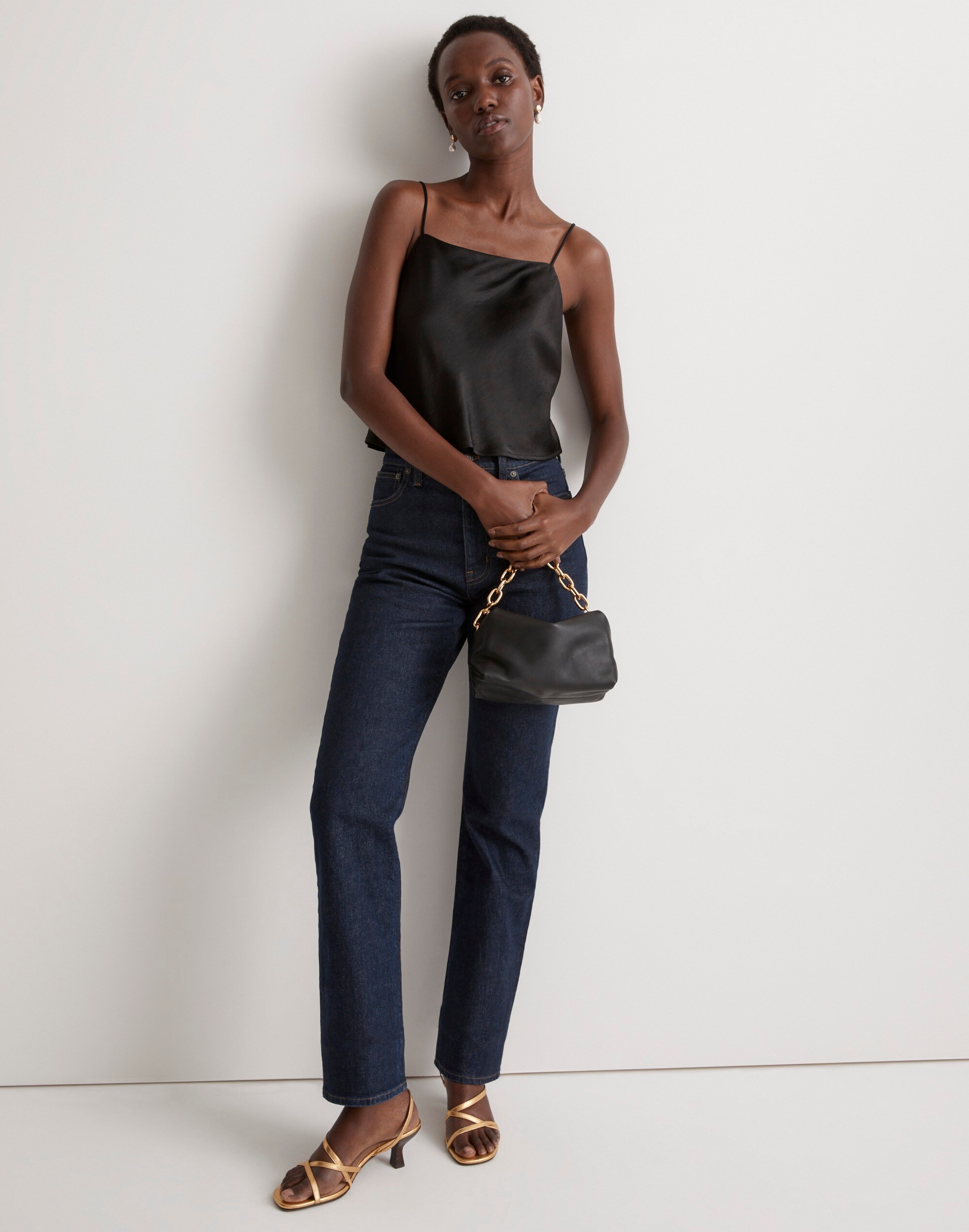 Satin Square-Neck Cami | Madewell