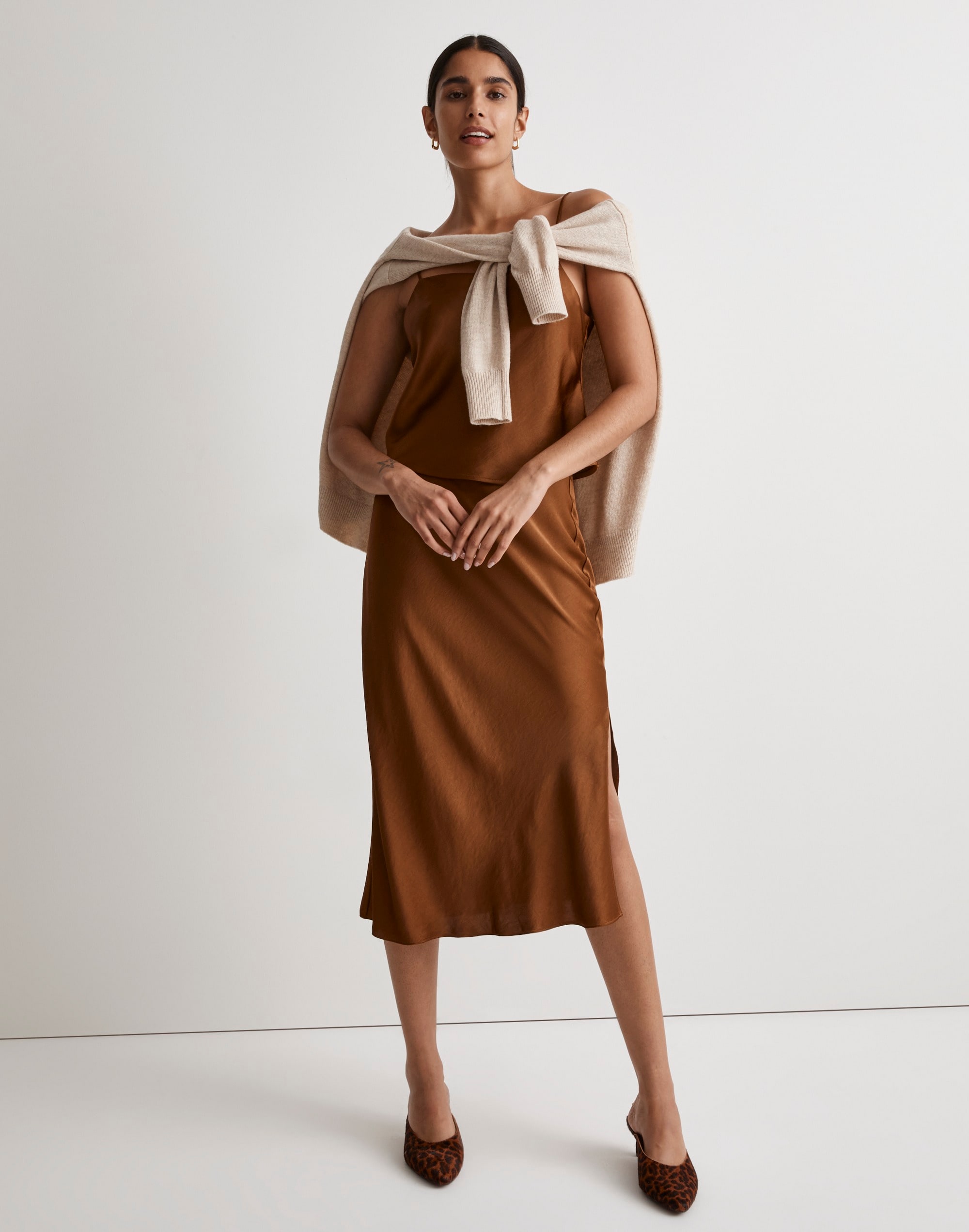 Satin Square-Neck Cami