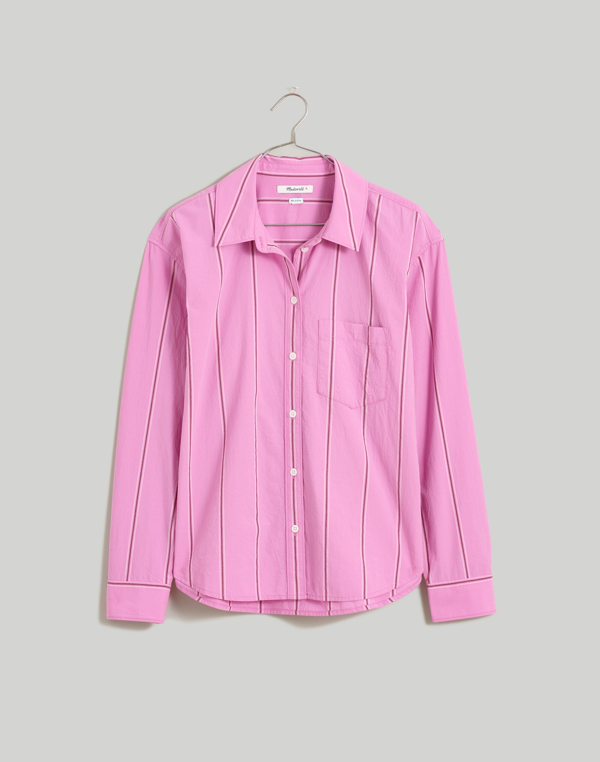 Signature Poplin Oversized Boyshirt in Stripe