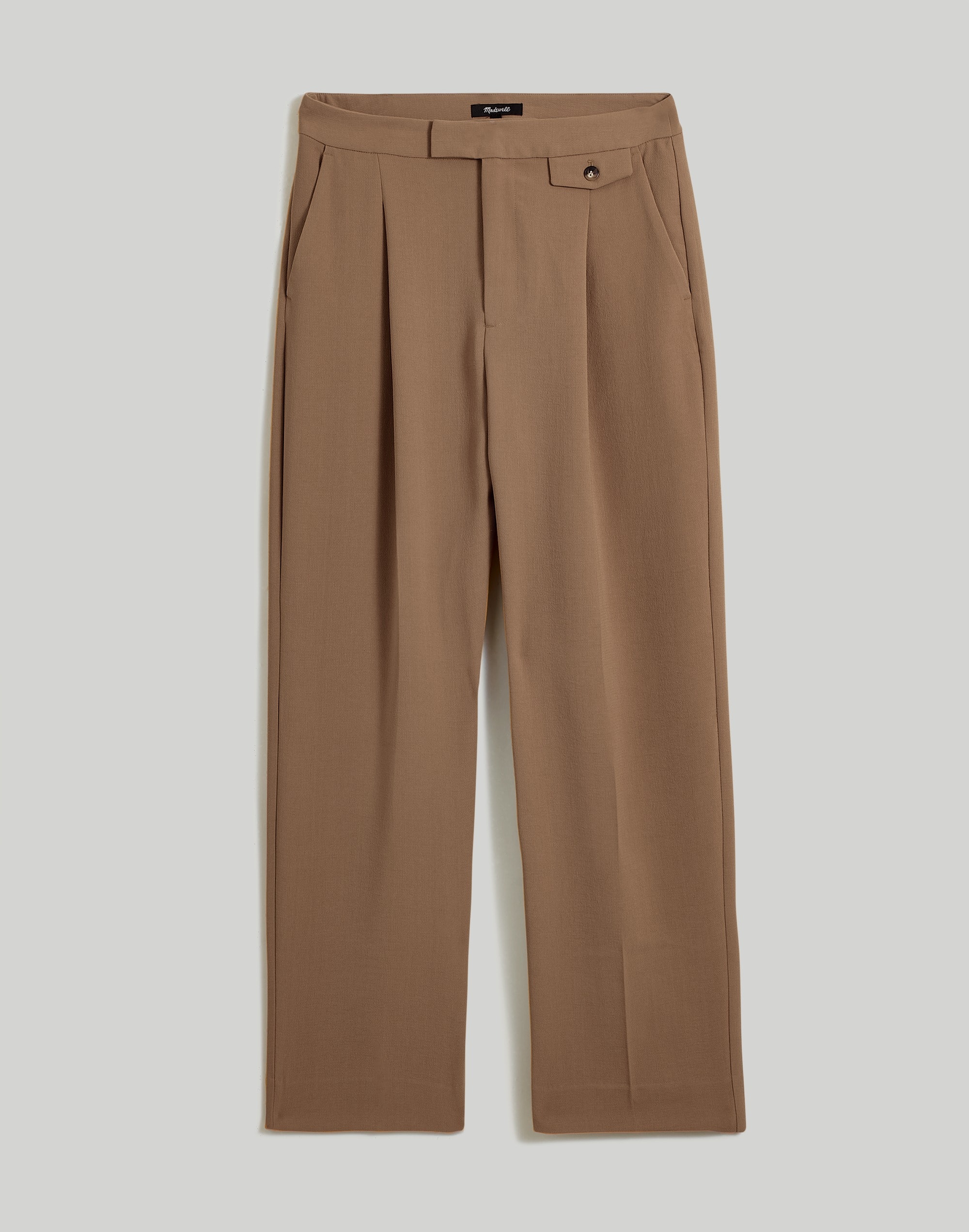 Mw The Rosedale High-rise Straight Pant In Carved Wood