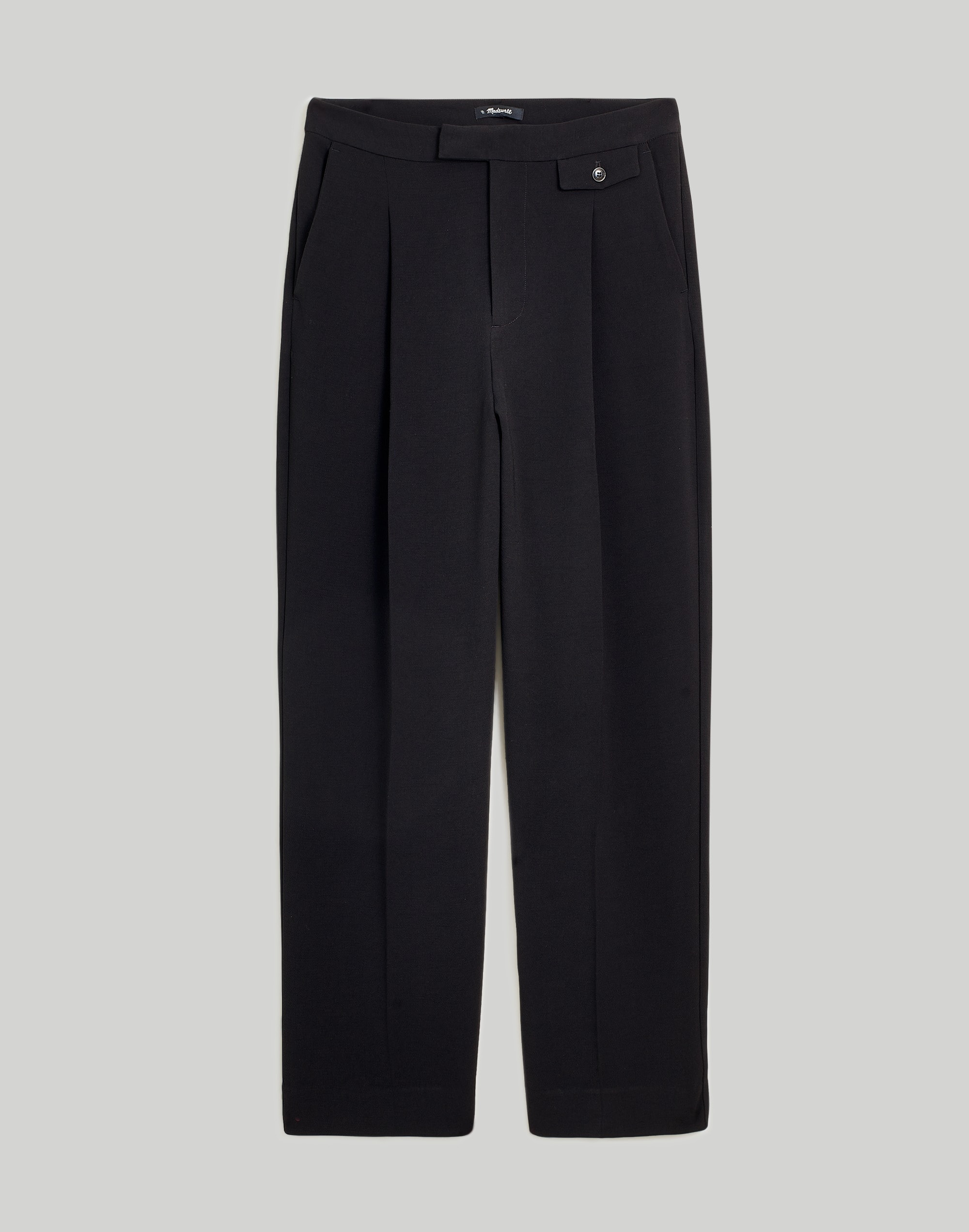 The Plus Rosedale High-Rise Straight Pant in Crepe