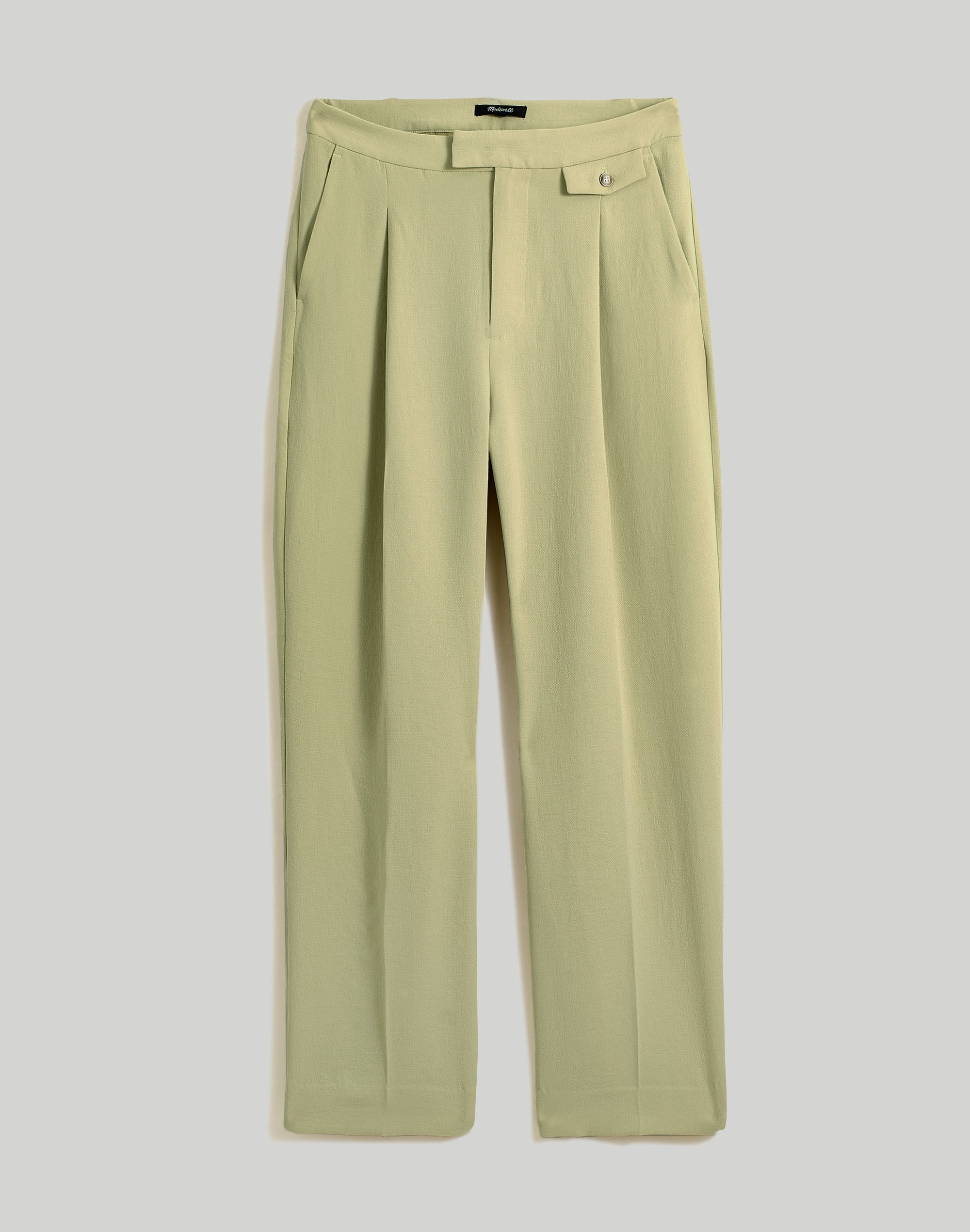 The Plus Rosedale High-Rise Straight Pant in Crepe