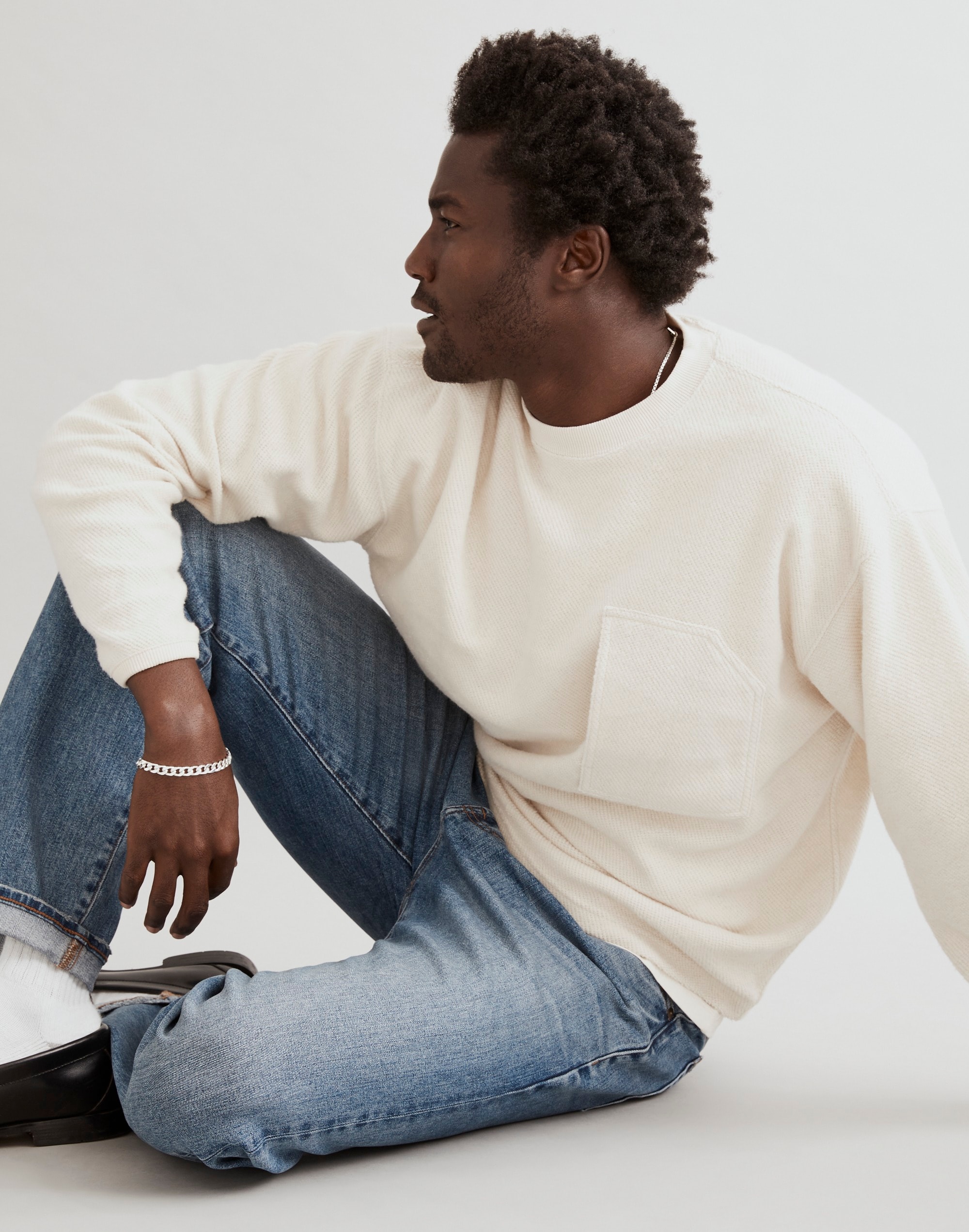 Crewneck Pocket Sweatshirt