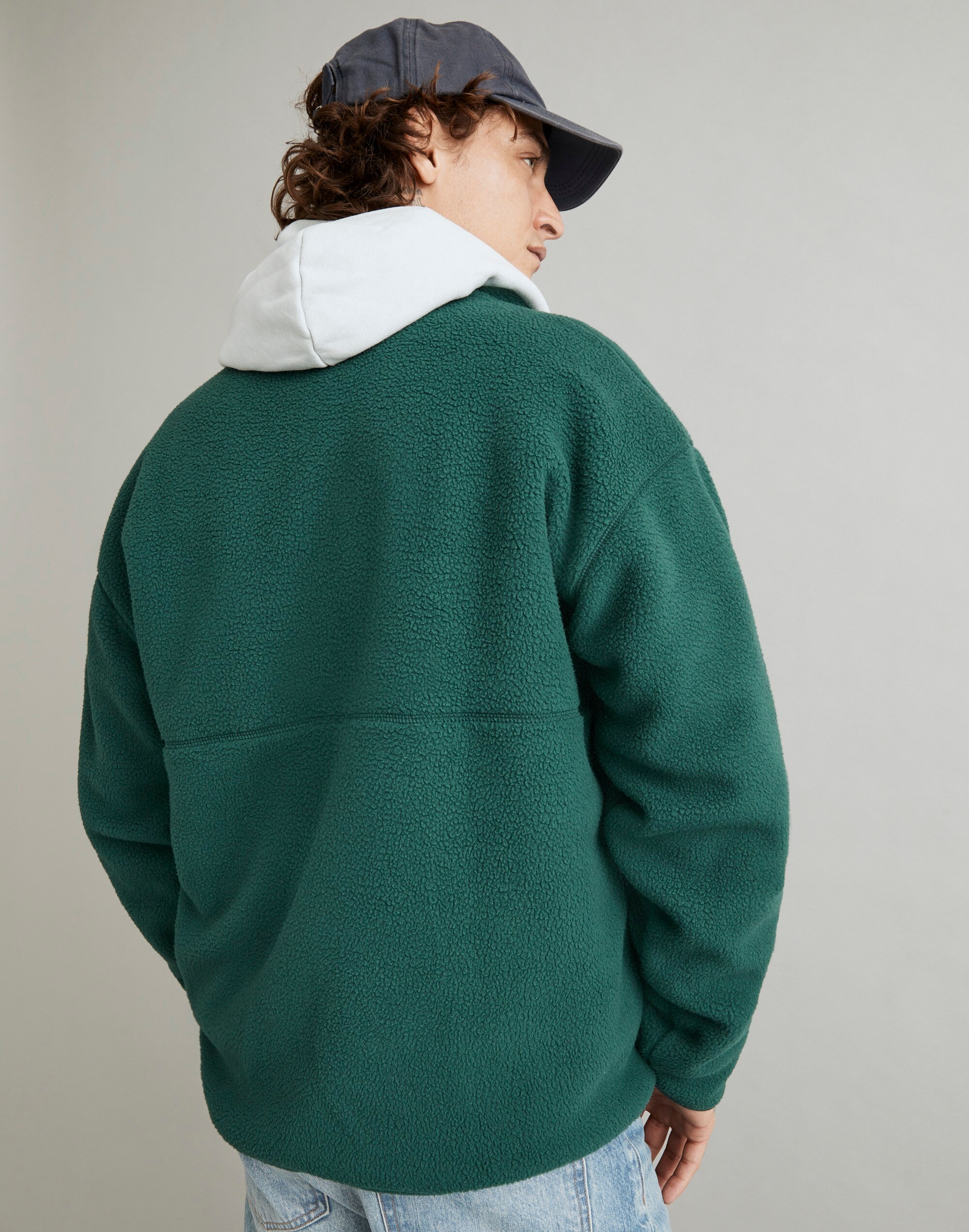 Half-Zip Mockneck Pullover Fleece