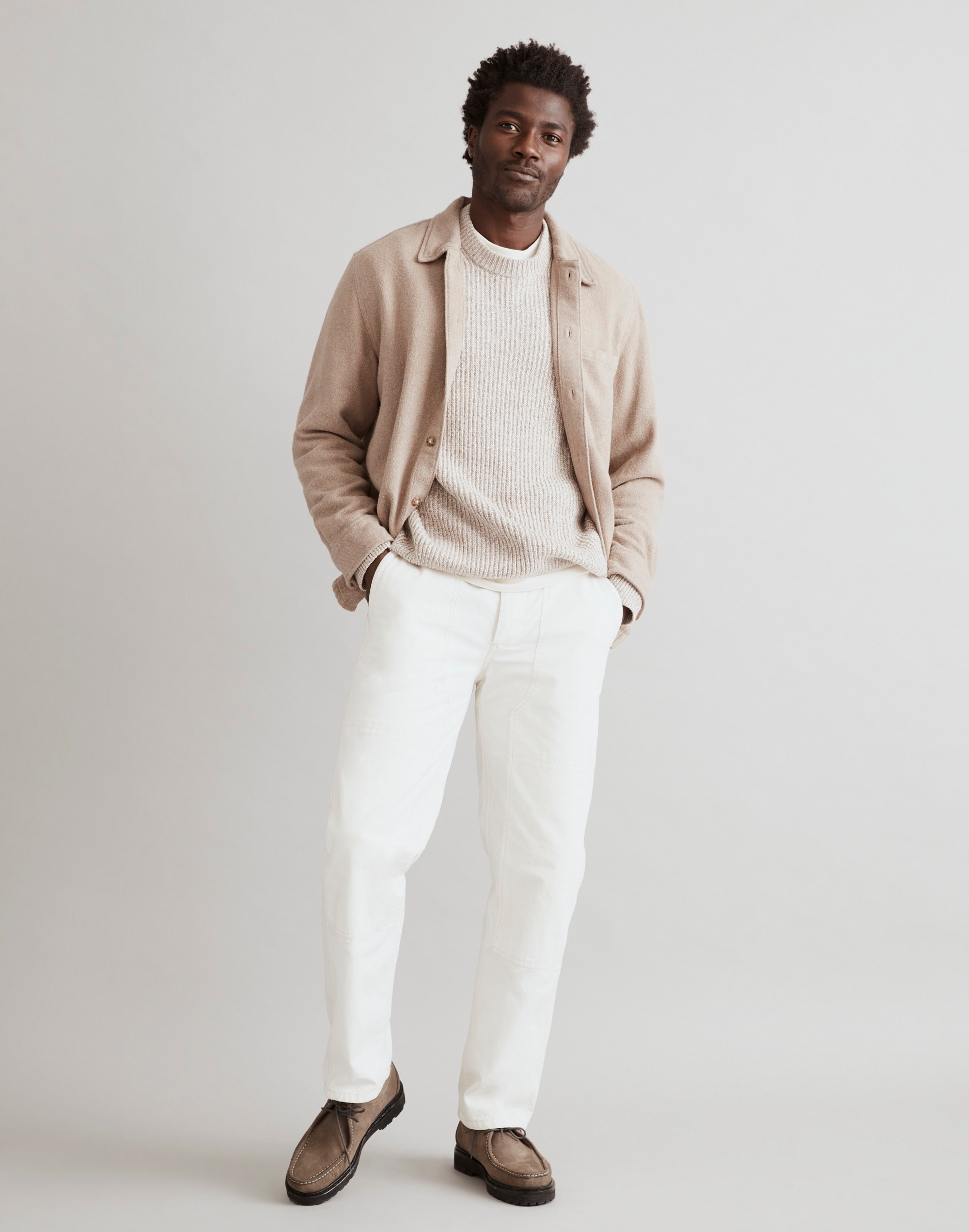 Oversized Easy Long-Sleeve Shirt