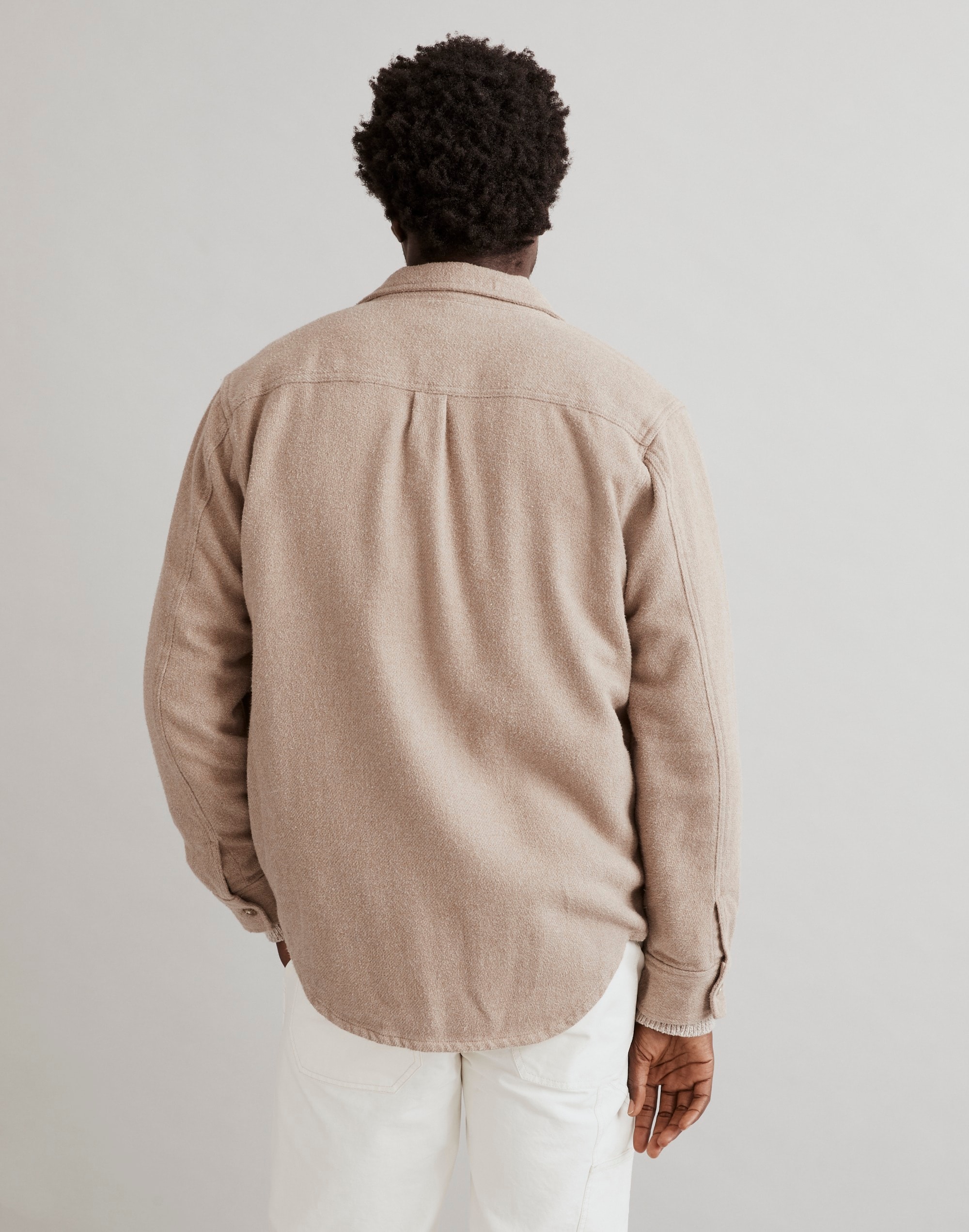 Oversized Easy Long-Sleeve Shirt