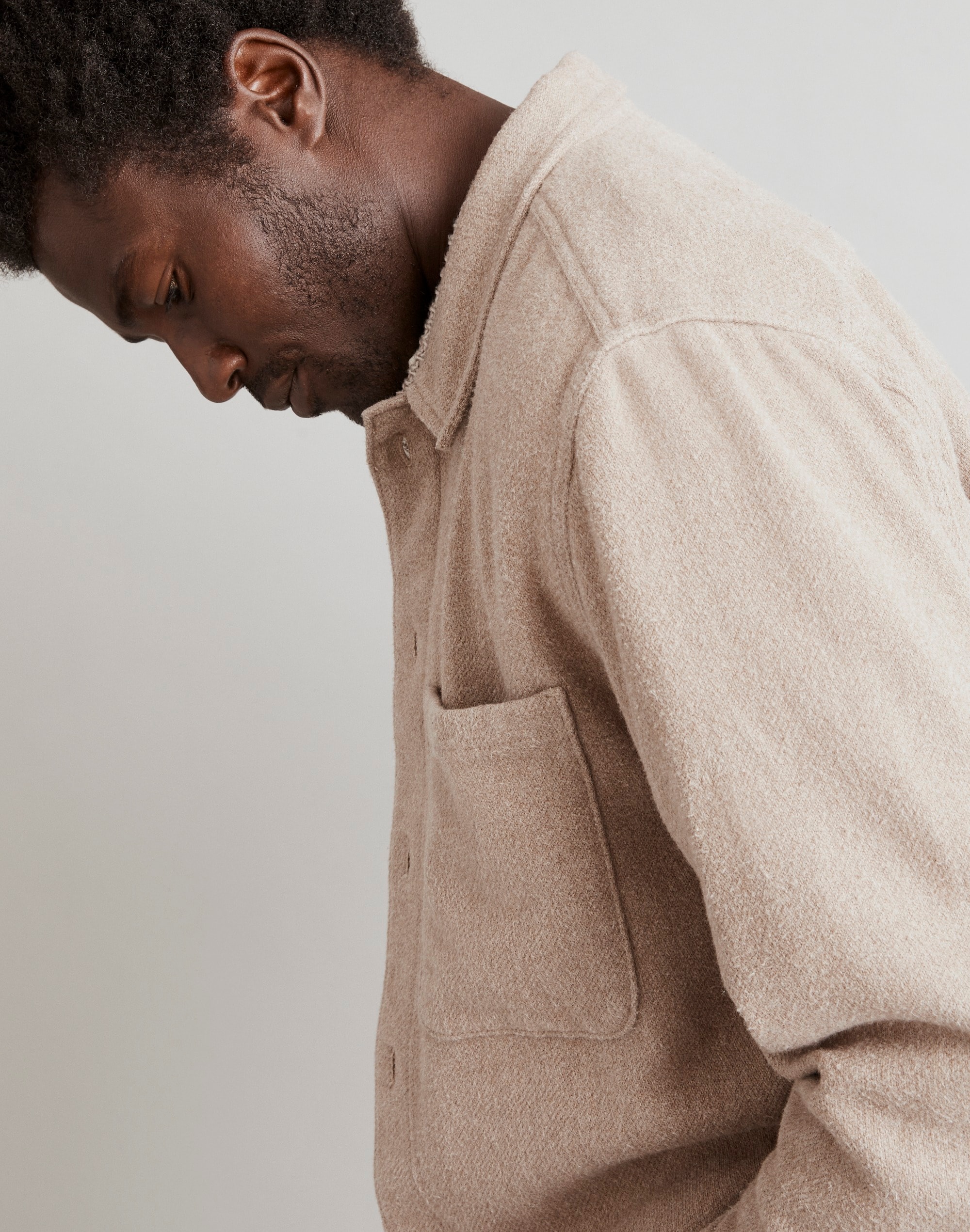 Oversized Easy Long-Sleeve Shirt