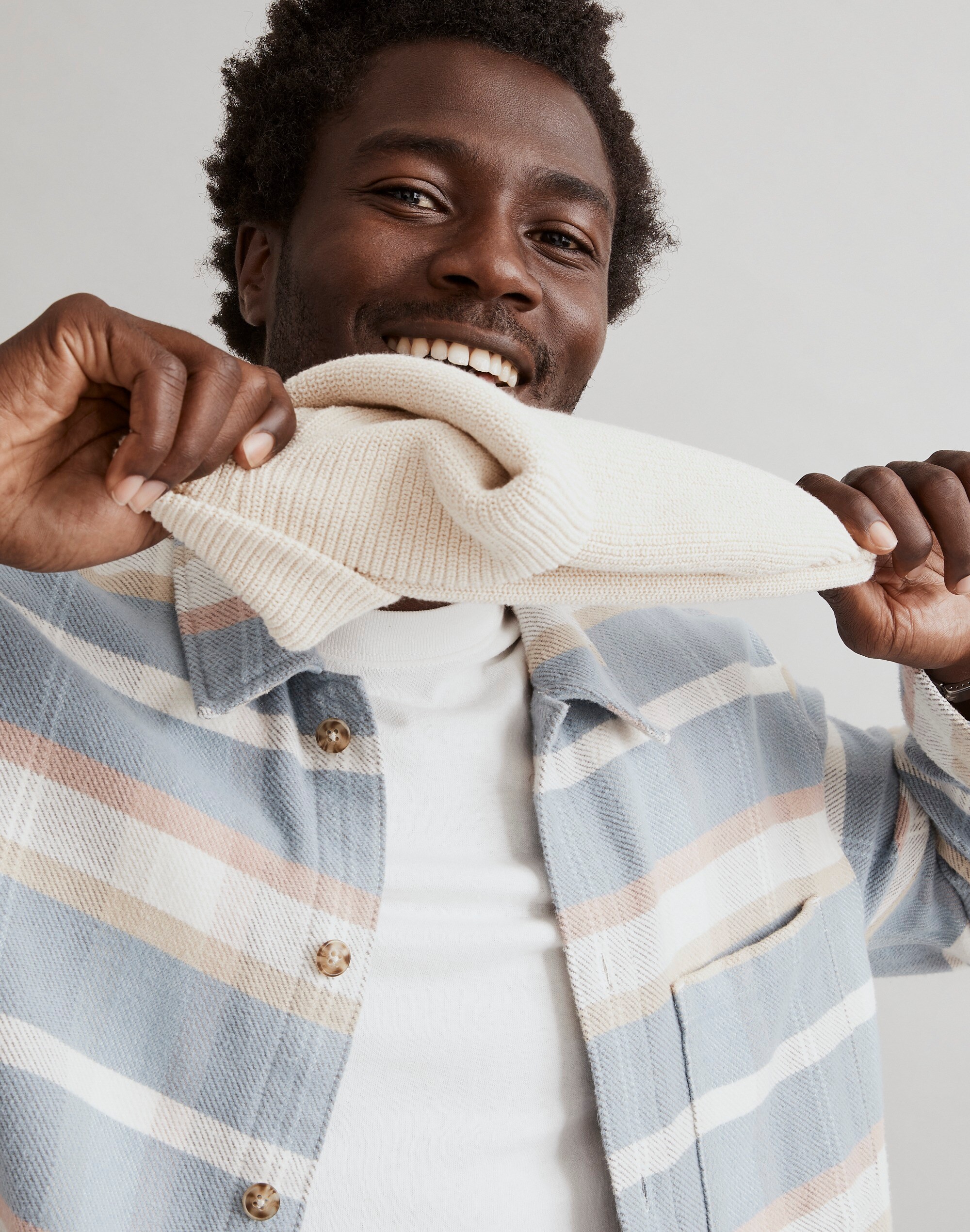 Oversized Easy Long-Sleeve Shirt