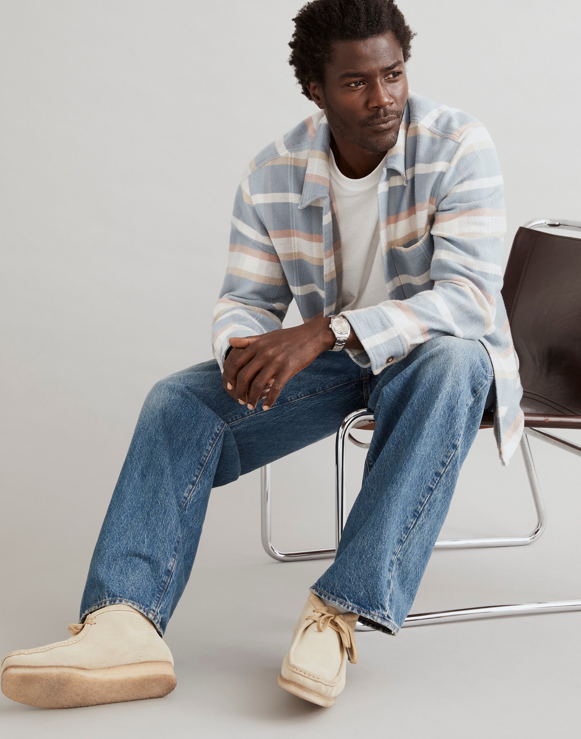 Oversized Easy Long-Sleeve Shirt