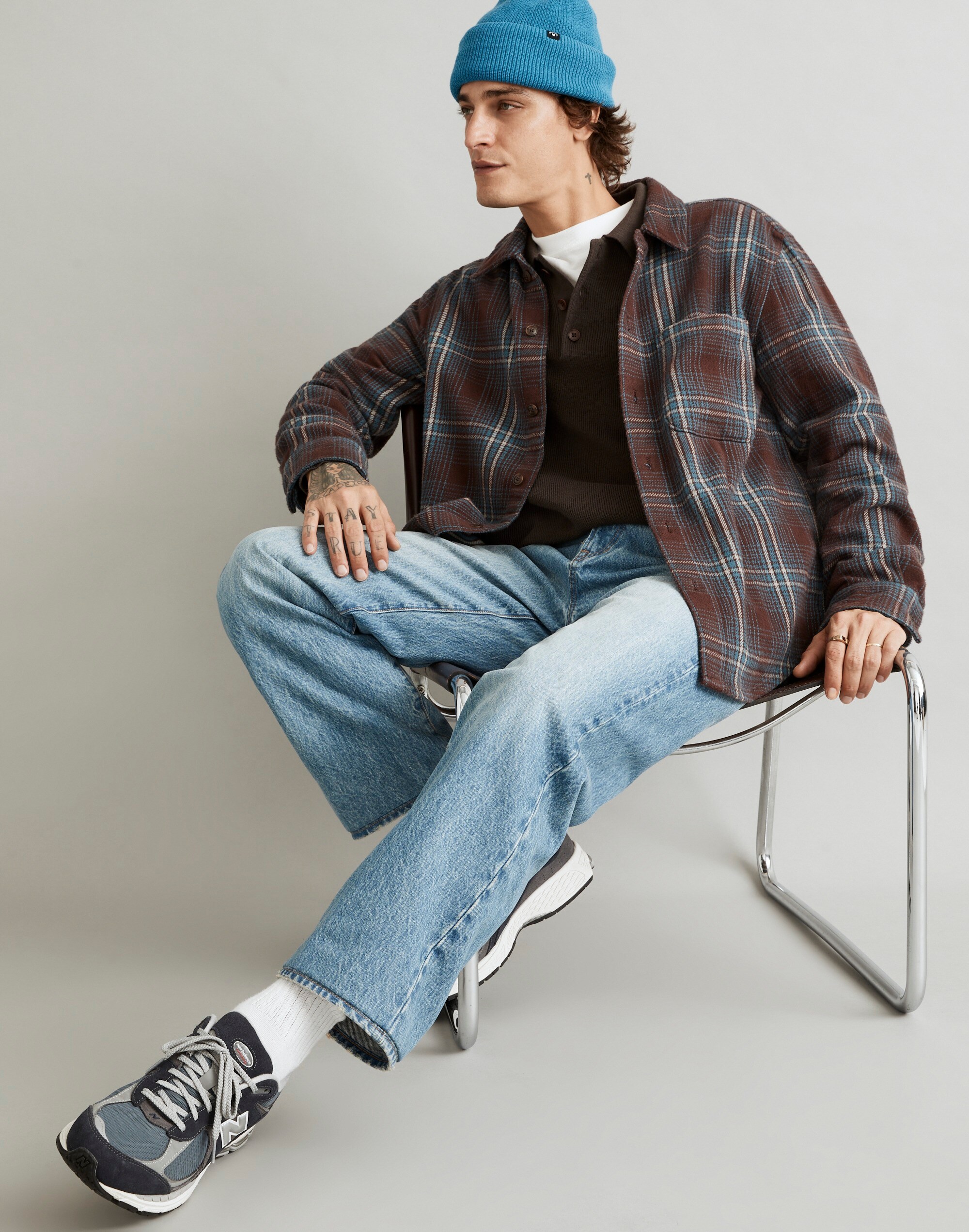 Oversized Easy Long-Sleeve Shirt