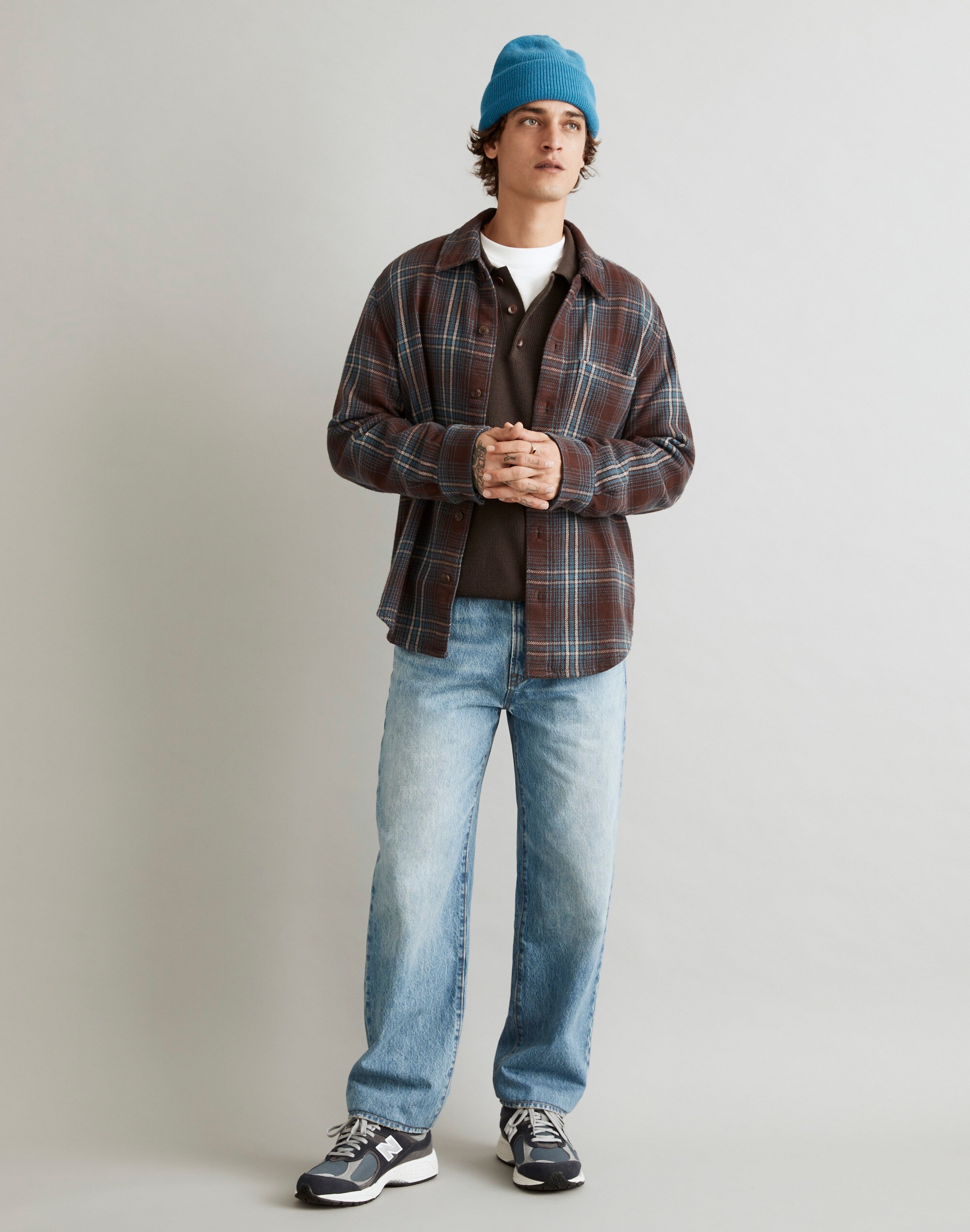 Oversized Easy Long-Sleeve Shirt