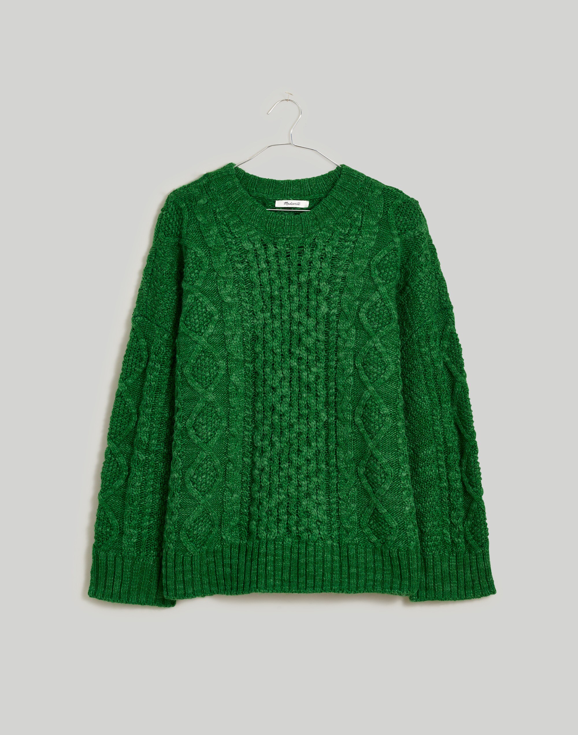 Cable-Knit Oversized Sweater