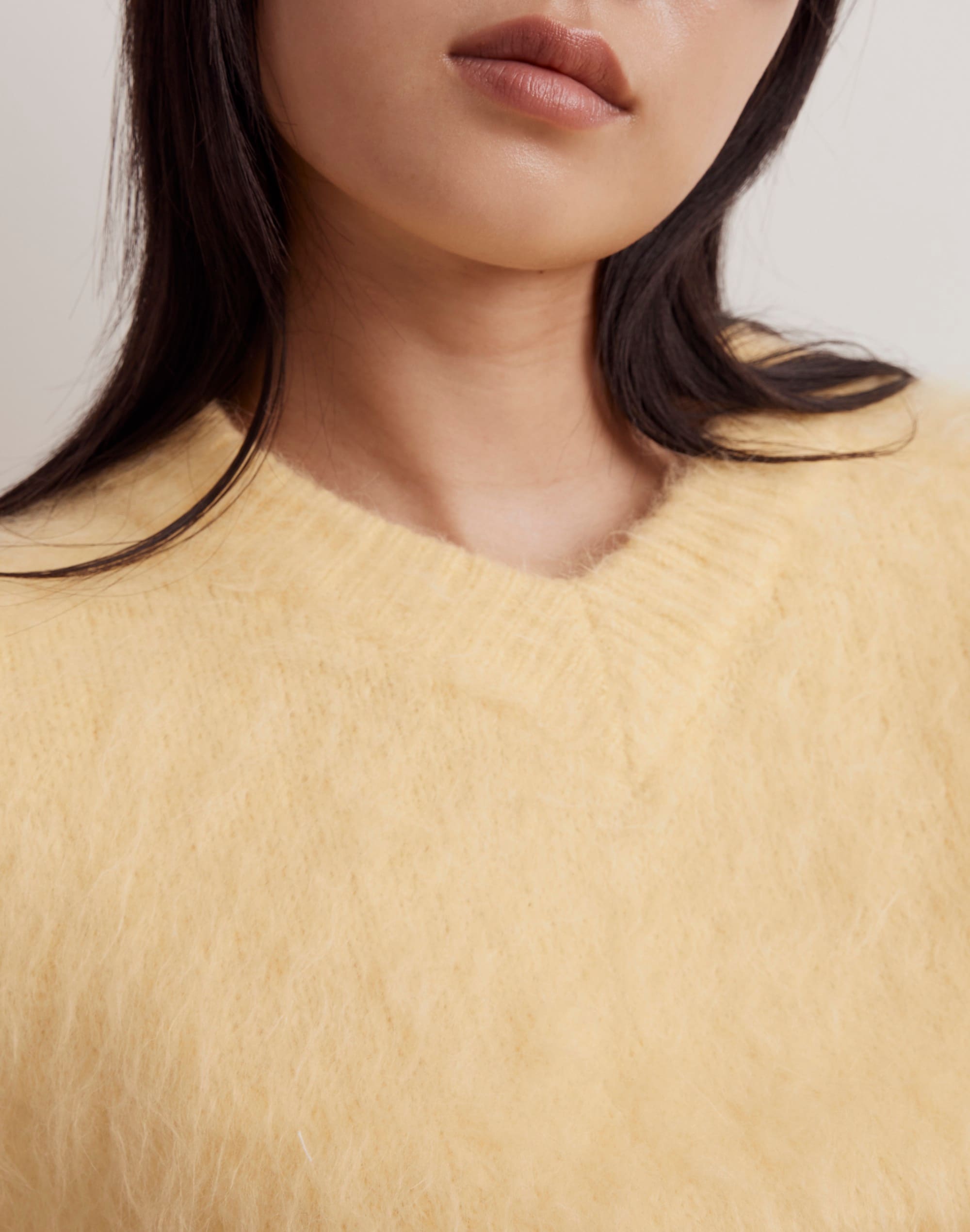Brushed V-Neck Sweater