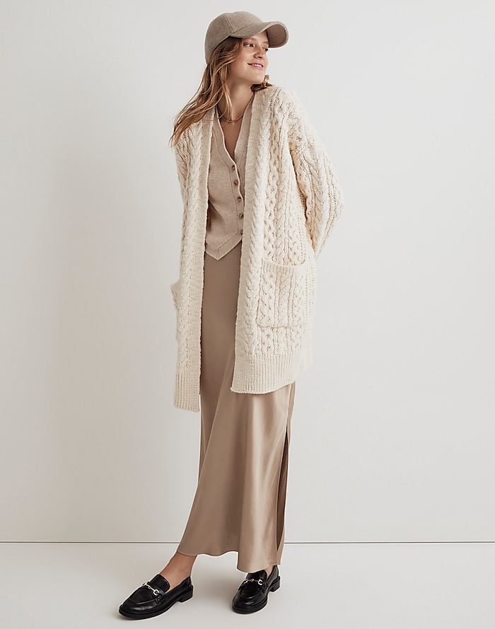Cable Knit Cardigan from Madewell
