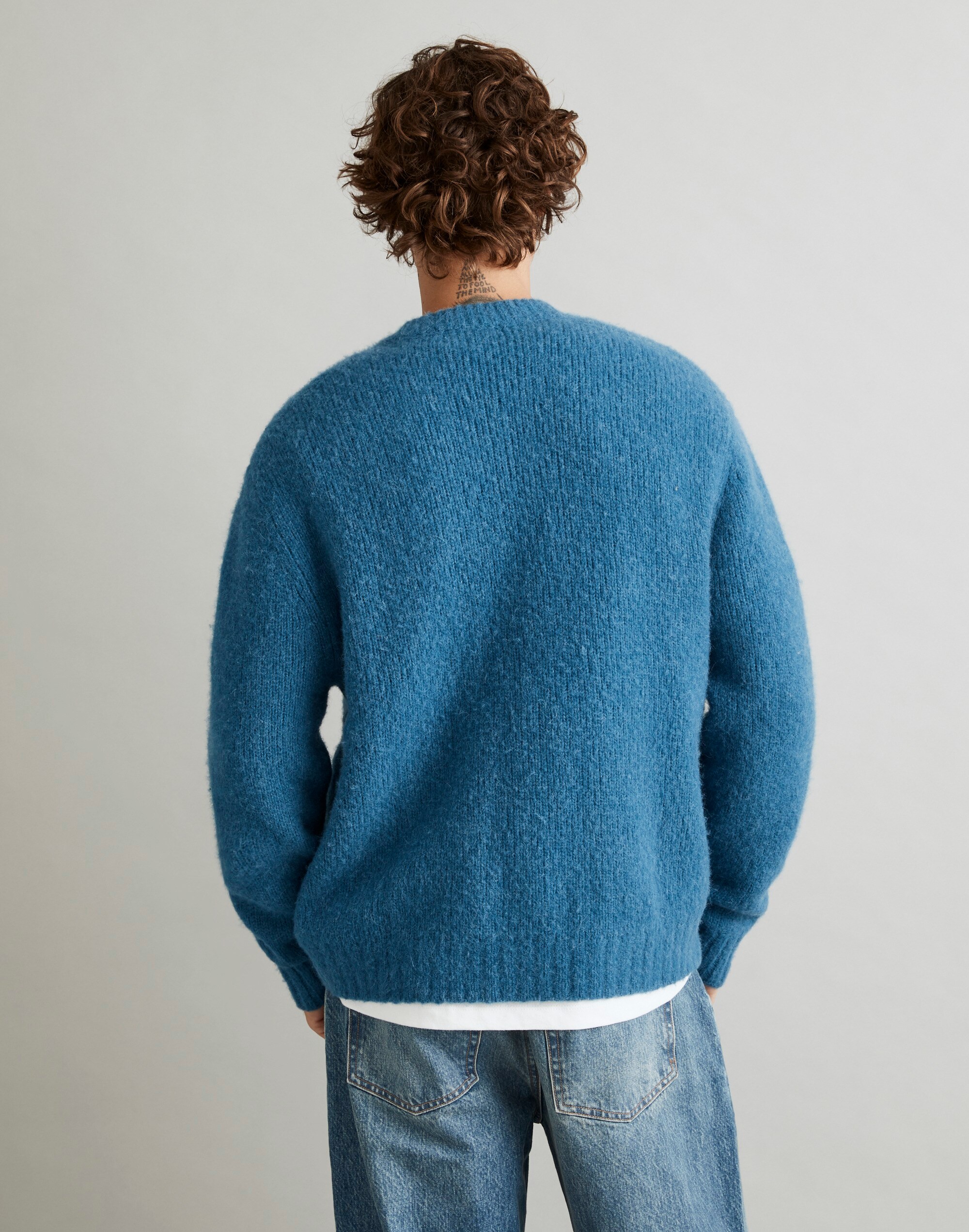 Merino Wool-Blend Cardigan Sweater