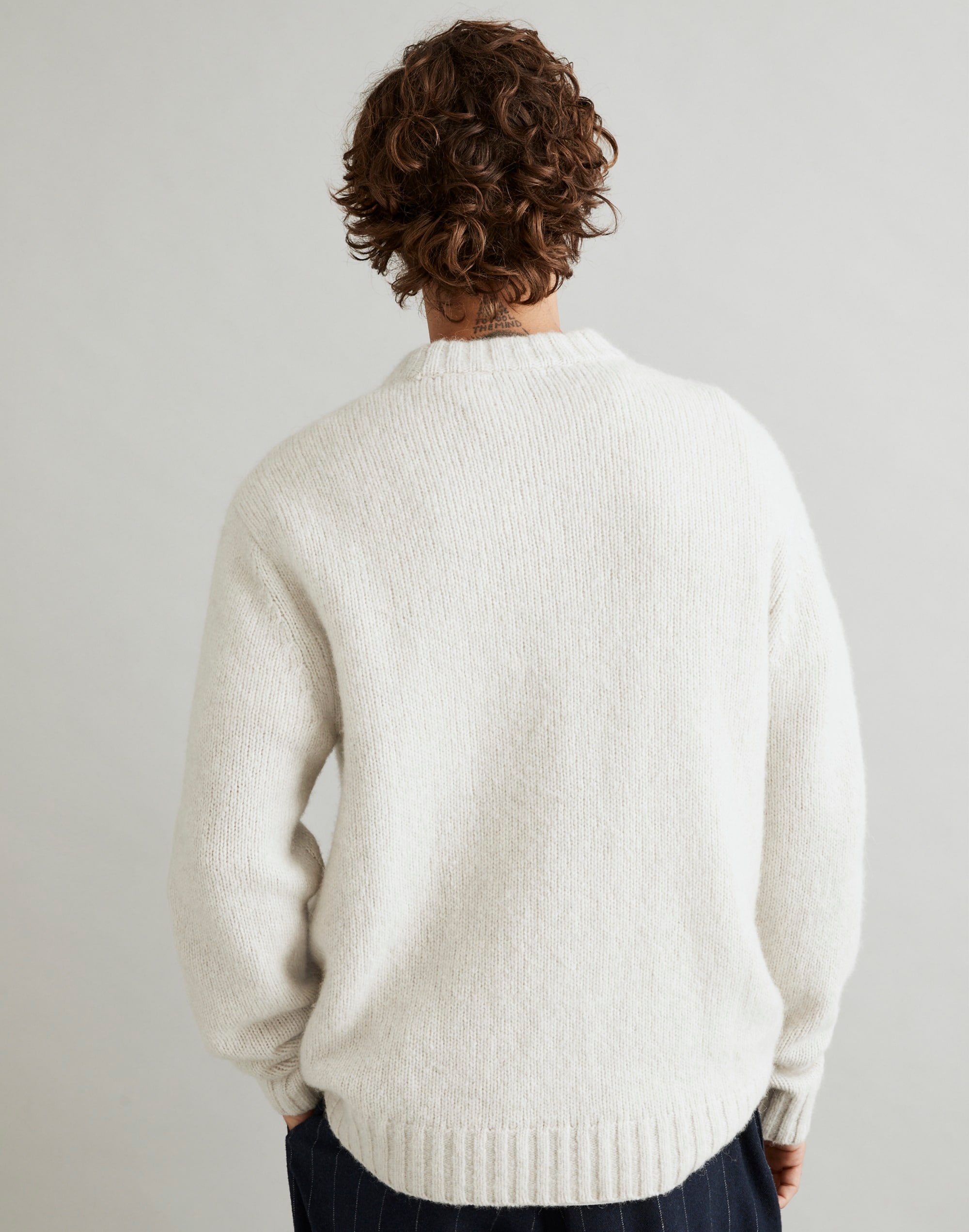 Merino Wool-Blend Crewneck Sweater