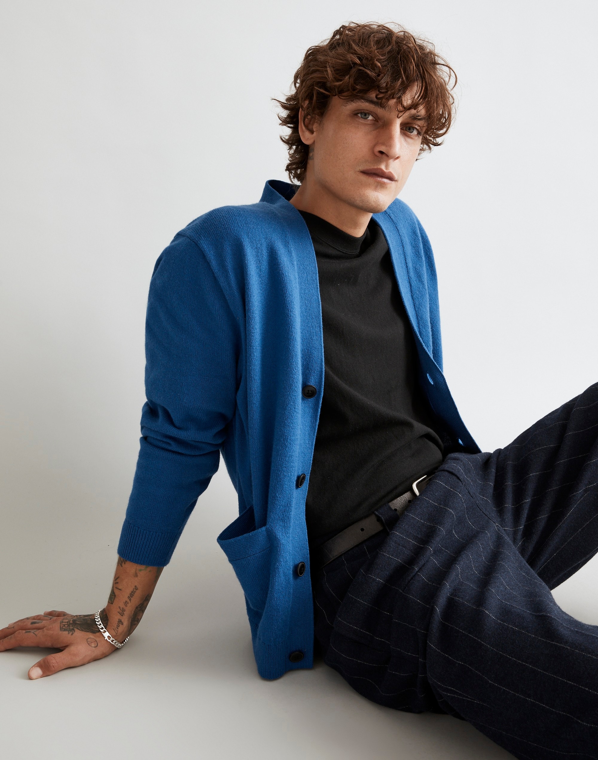 Cotton-Merino Wool Blend Cardigan Sweater | Madewell