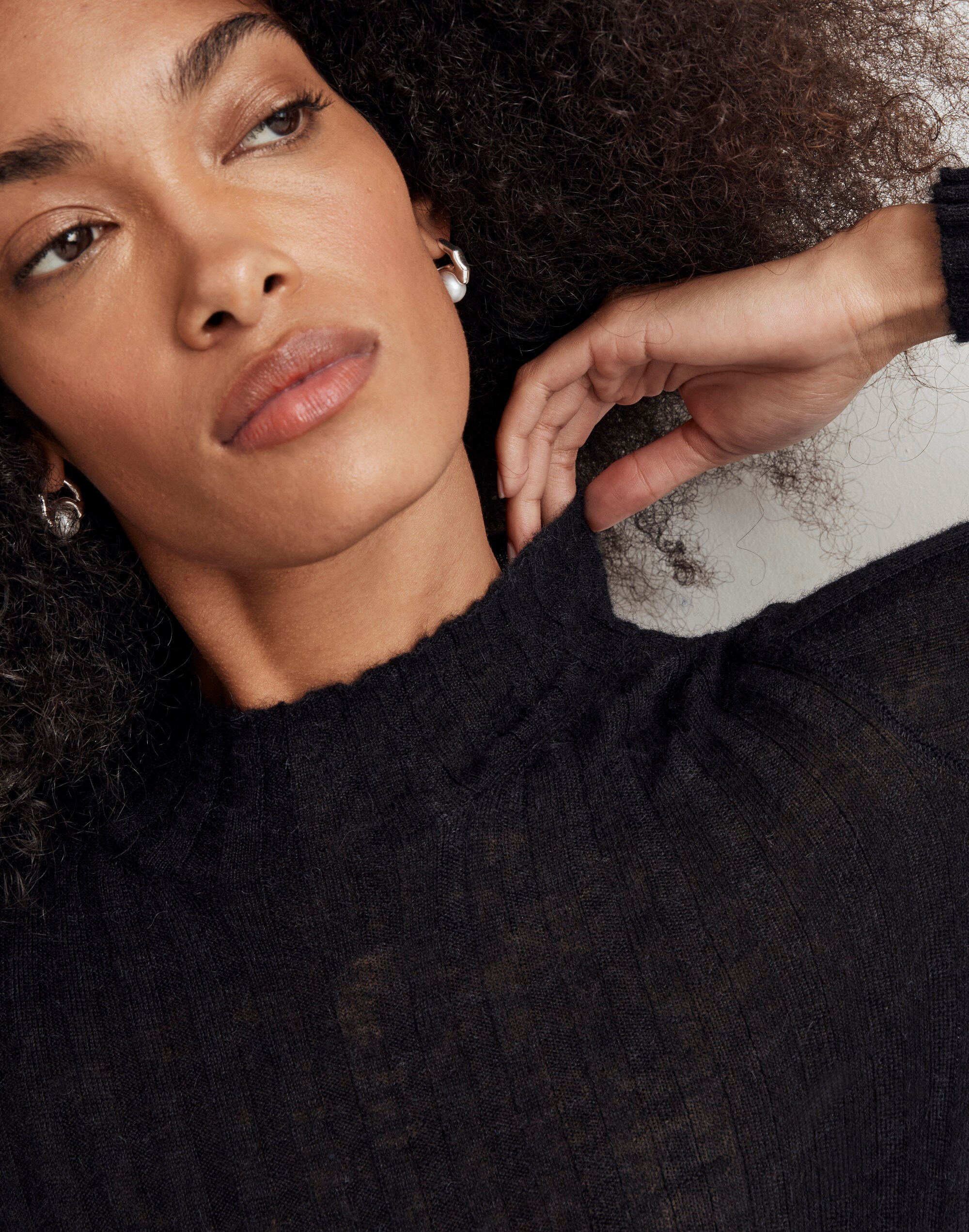 Alpaca-Blend Mockneck Sweater | Madewell