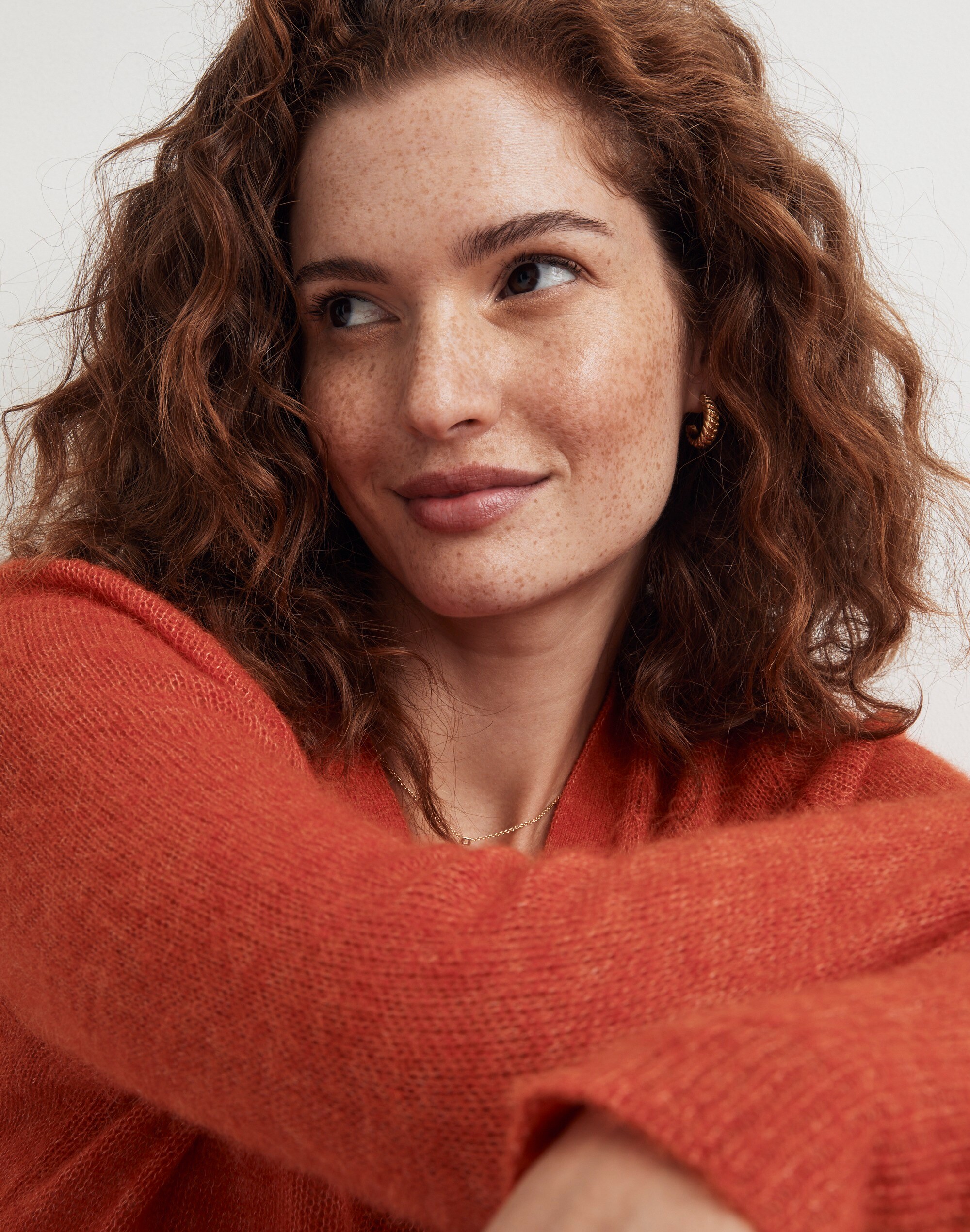 Alpaca-Blend V-Neck Cardigan