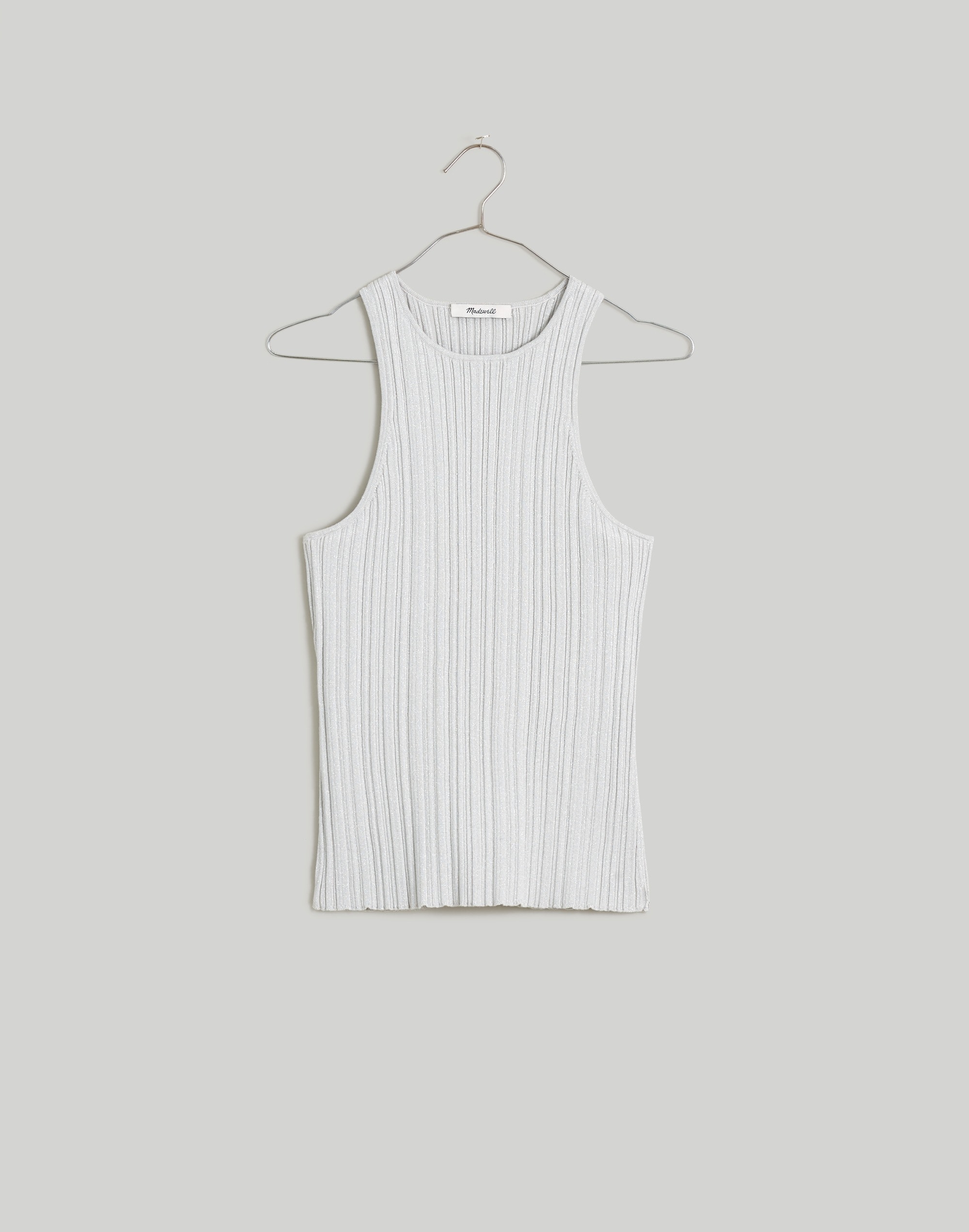 The Signature Shimmer Knit Cutaway Sweater Tank
