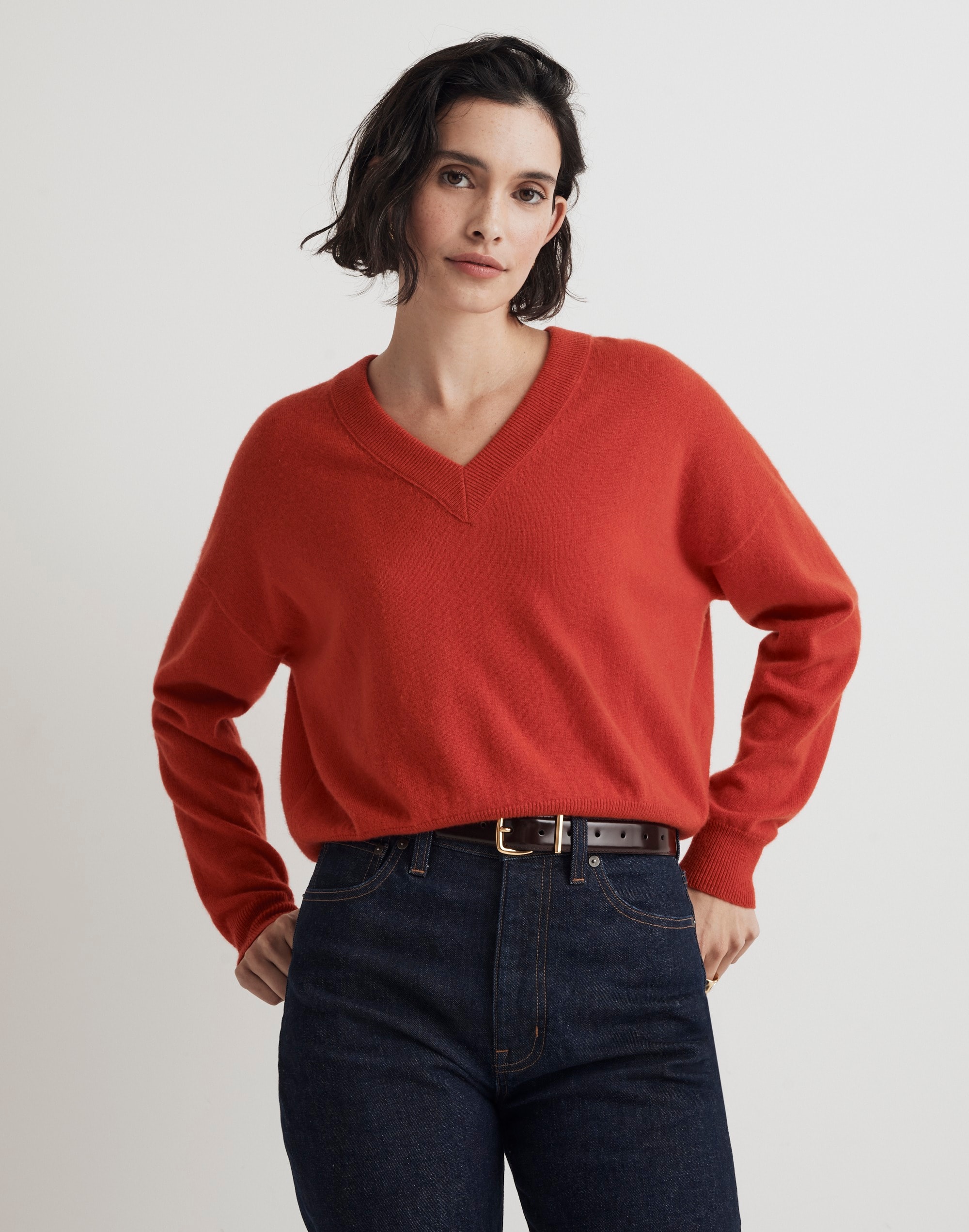 (Re)sponsible Cashmere V-Neck Sweater