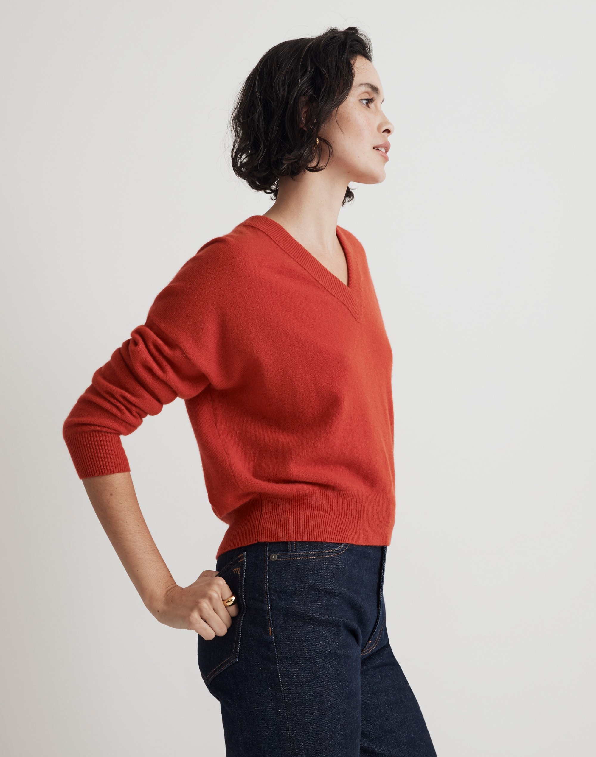 (Re)sponsible Cashmere V-Neck Sweater
