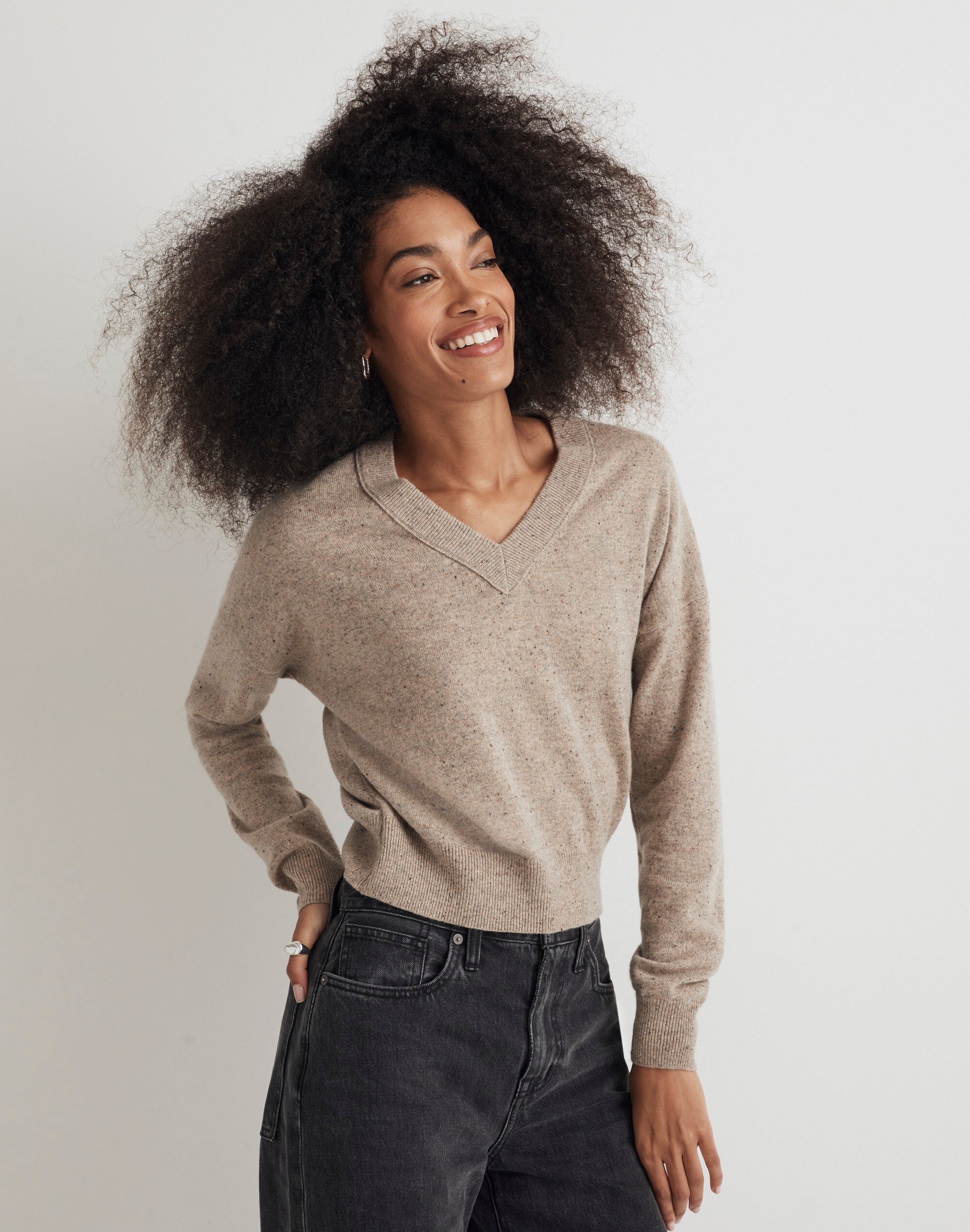 (Re)sponsible Cashmere V-Neck Sweater