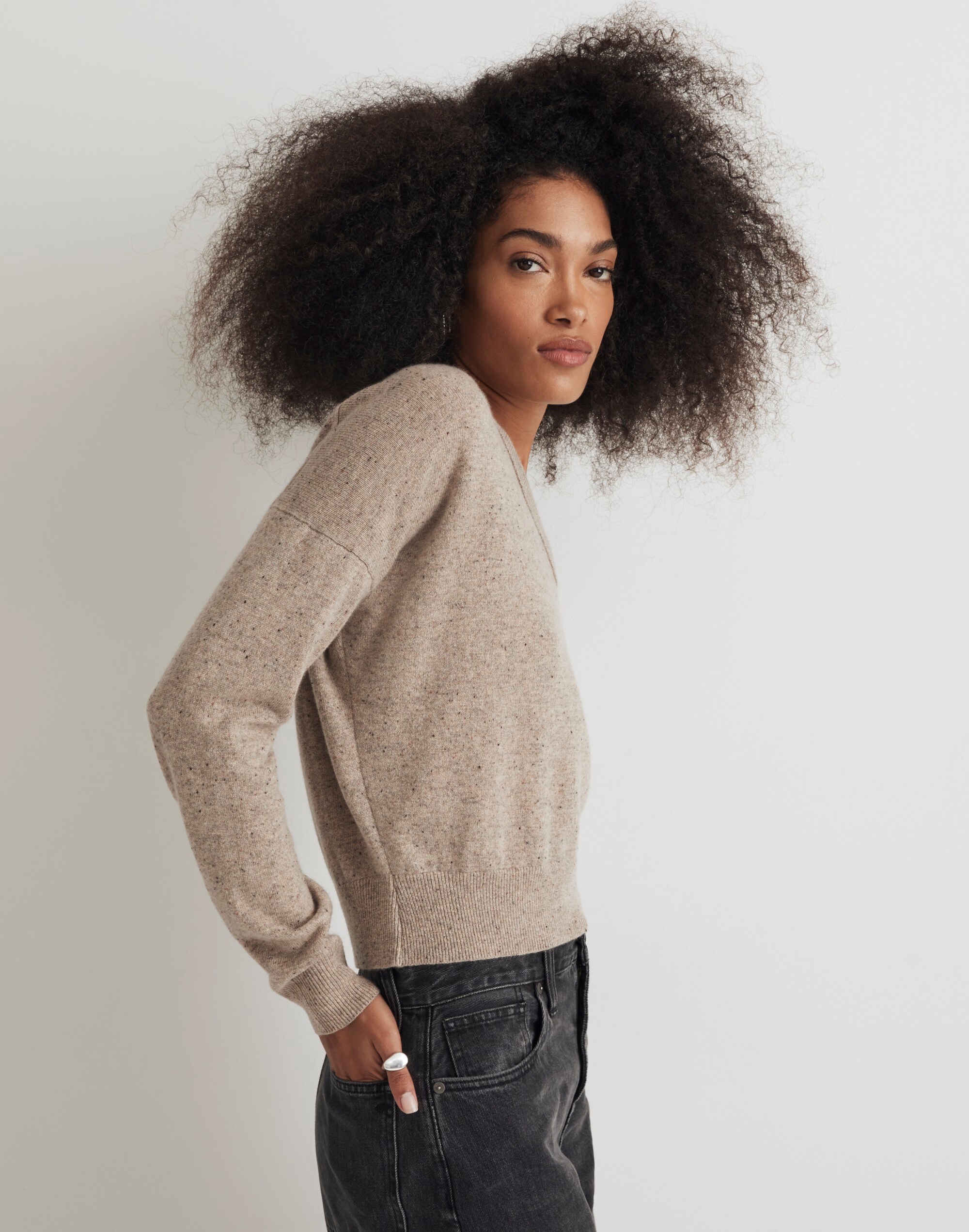(Re)sponsible Cashmere V-Neck Sweater