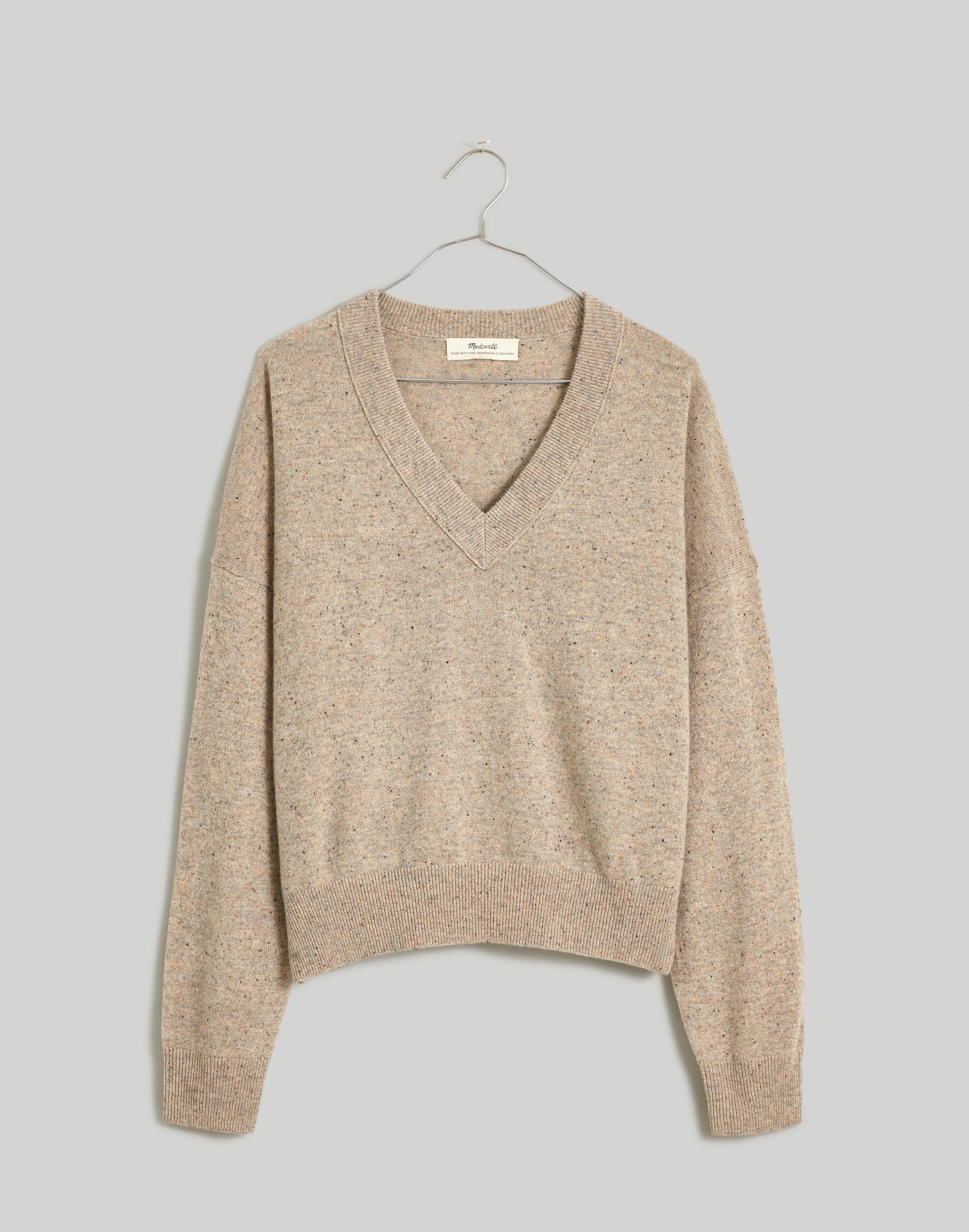 (Re)sponsible Cashmere V-Neck Sweater